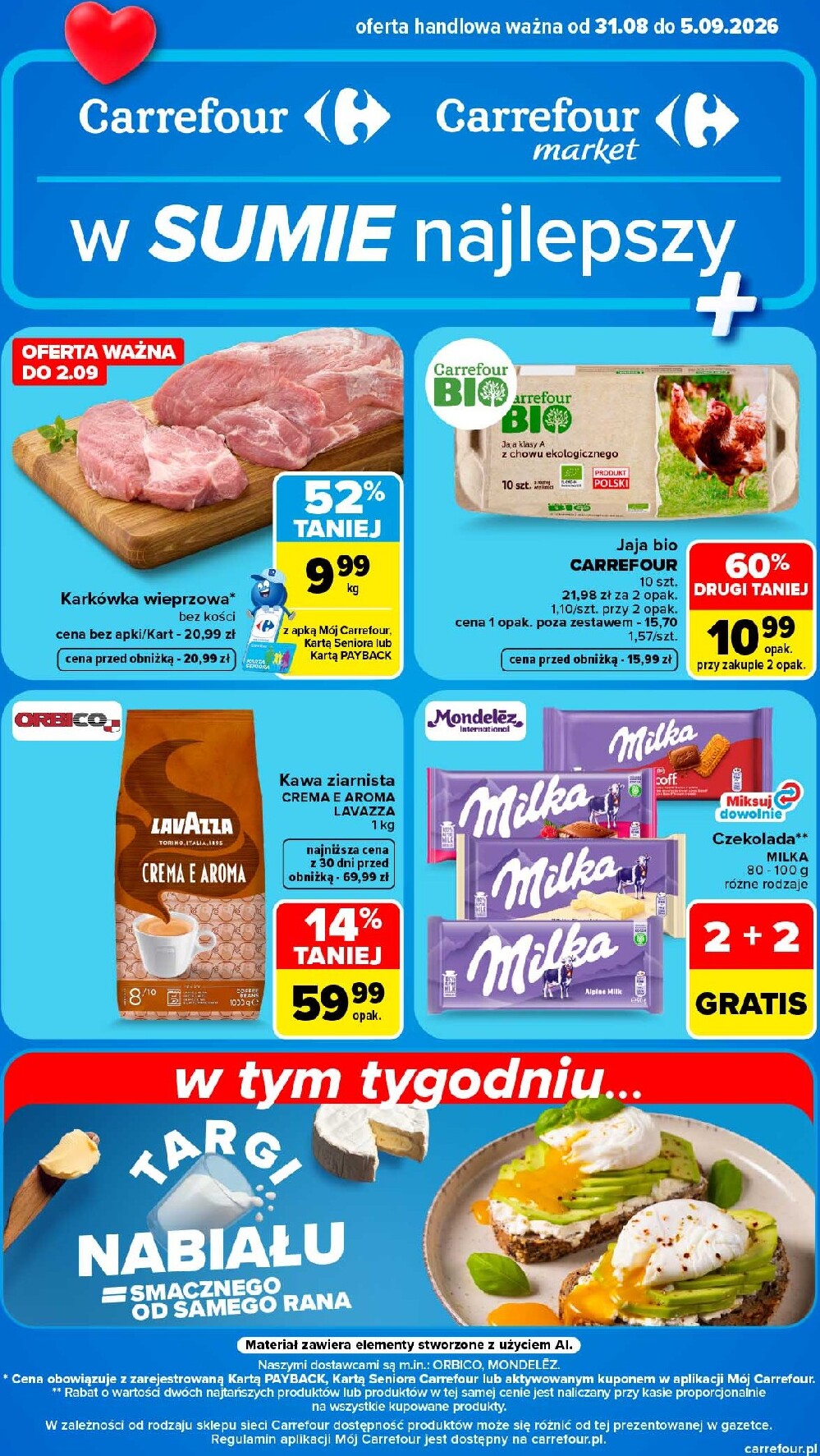 Nowa gazetka Carrefour ważna od 31.08.2026 do 05.09.2026