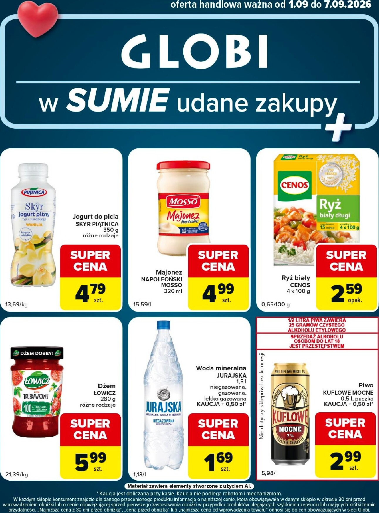 Nowa gazetka Carrefour - Globi ważna od 01.09.2026 do 07.09.2026
