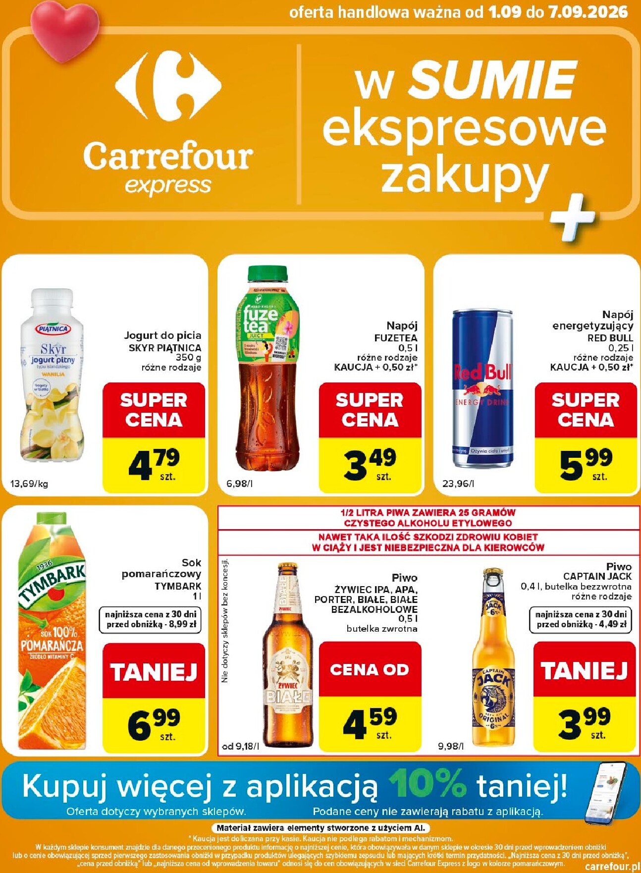 Nowa gazetka Carrefour - Express 2 ważna od 01.09.2026 do 07.09.2026