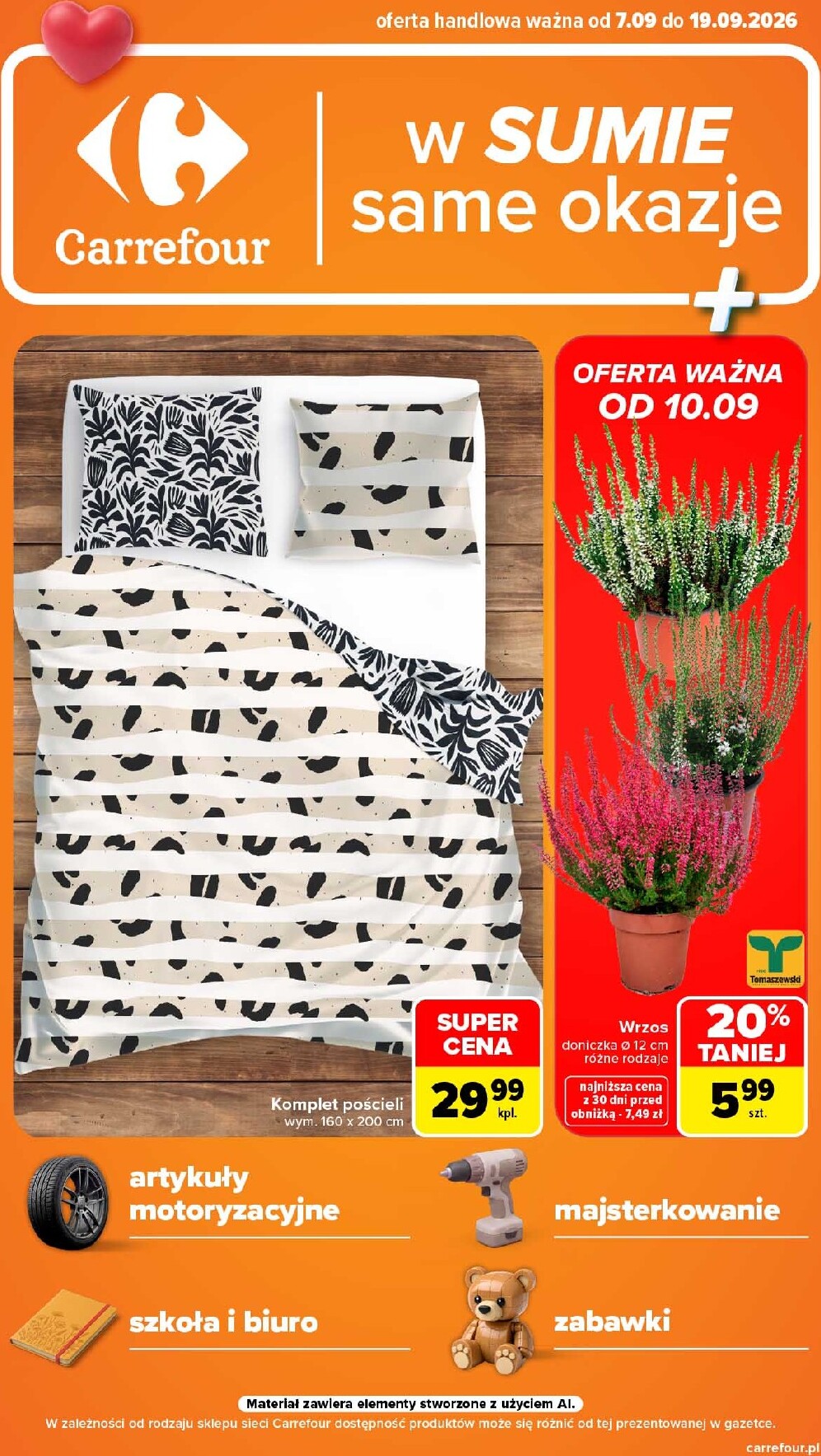 Nowa gazetka Carrefour - W Sumie same okazje ważna od 07.09.2026 do 19.09.2026