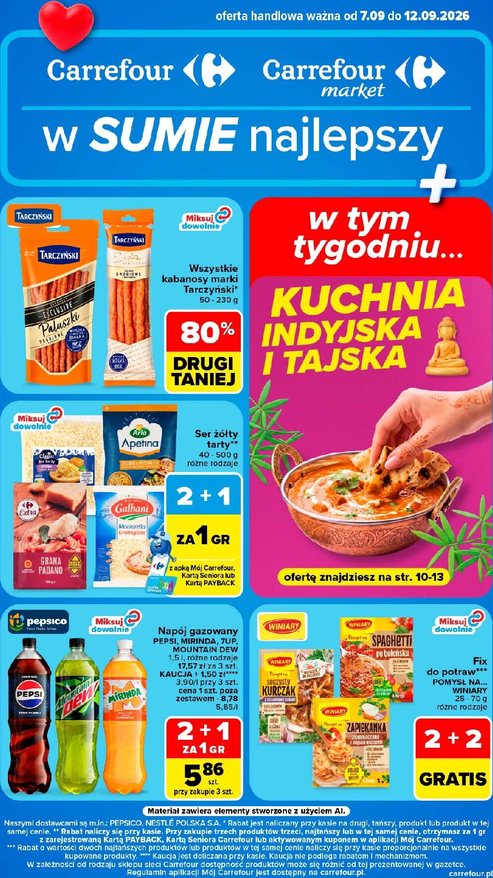 Nowa gazetka Carrefour ważna od 07.09.2026 do 12.09.2026