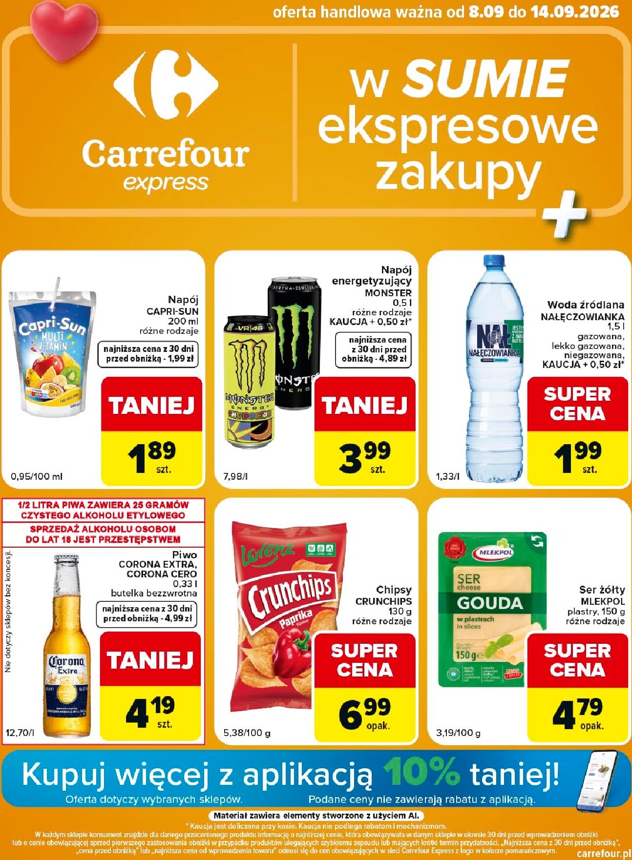 Aktualna gazetka Carrefour - Express ważna od 08.09.2026 do 14.09.2026
