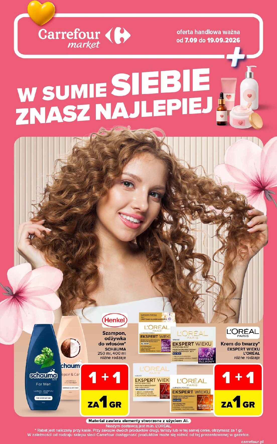 Aktualna gazetka Carrefour Market - W sumie siebie znasz najlepiej ważna od 07.09.2026 do 19.09.2026