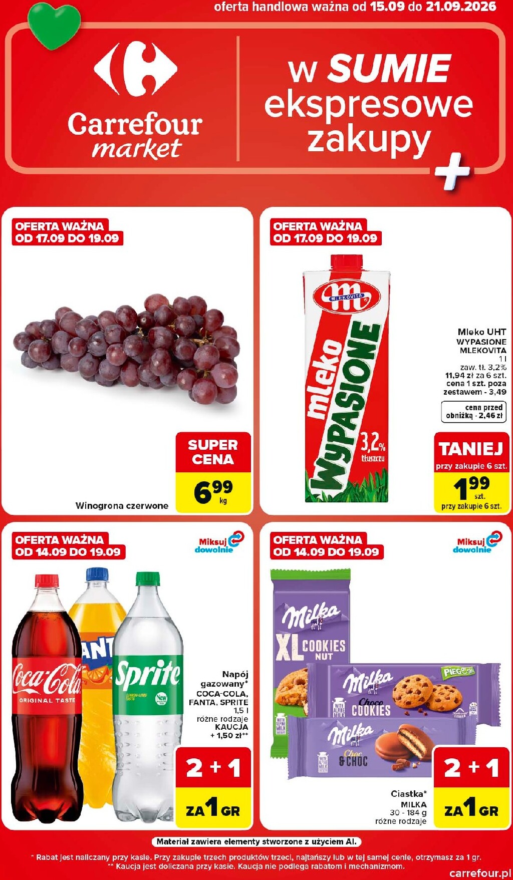 Nowa gazetka Carrefour - Market ważna od 15.09.2026 do 21.09.2026
