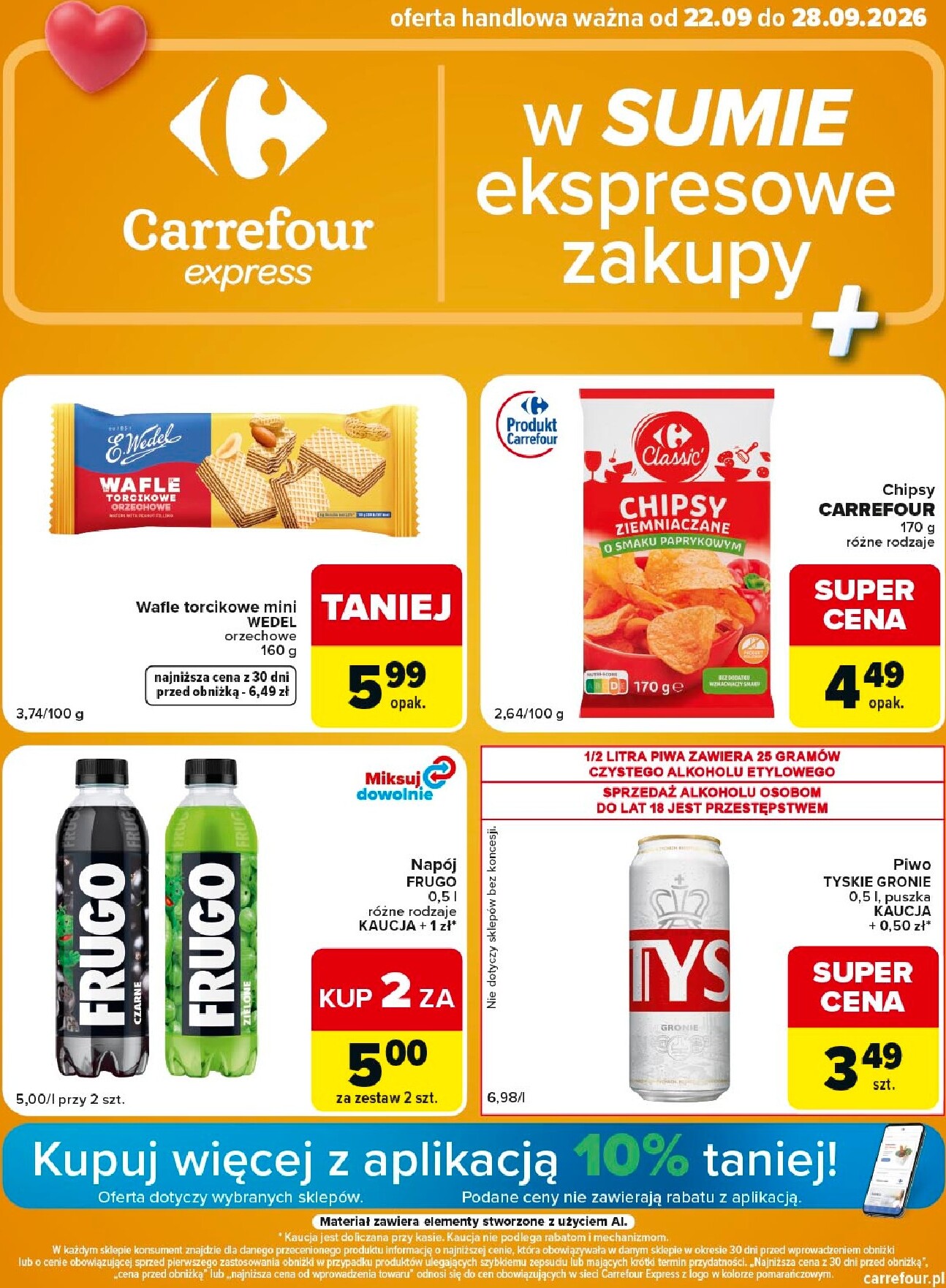 Nowa gazetka Carrefour - Express 2 ważna od 22.09.2026 do 28.09.2026