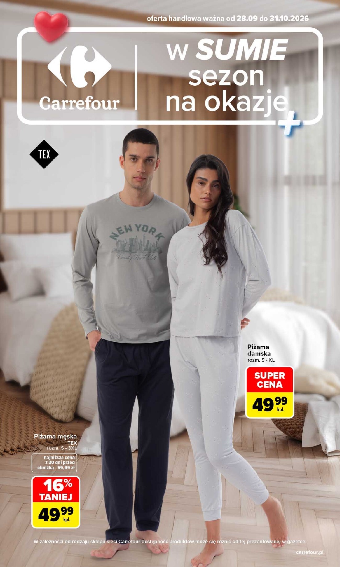 Nowa gazetka Carrefour - W sumie sezon na okazje ważna od 28.09.2026 do 31.10.2026
