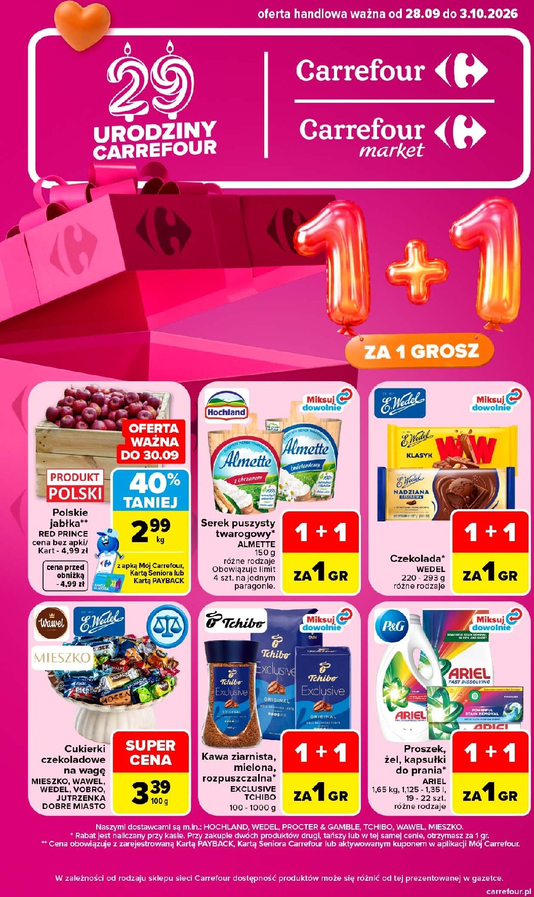 Nowa gazetka Carrefour ważna od 28.09.2026 do 03.10.2026