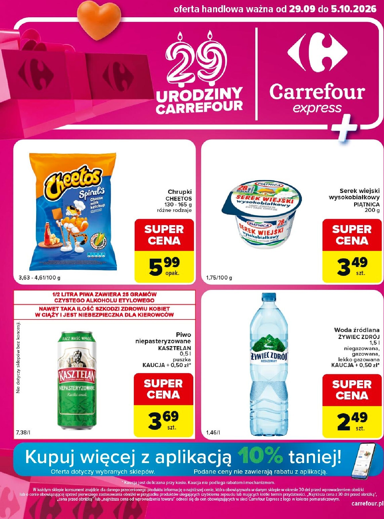 Aktualna gazetka Carrefour - Express 2 ważna od 29.09.2026 do 05.10.2026