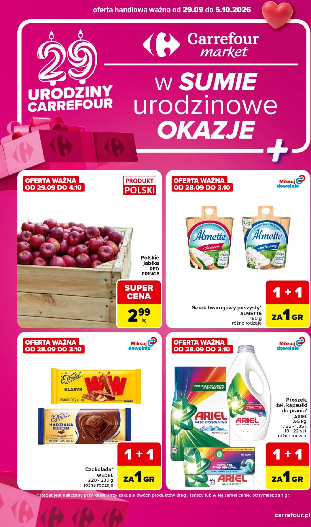 Aktualna gazetka Carrefour - Market ważna od 29.09.2026 do 05.10.2026