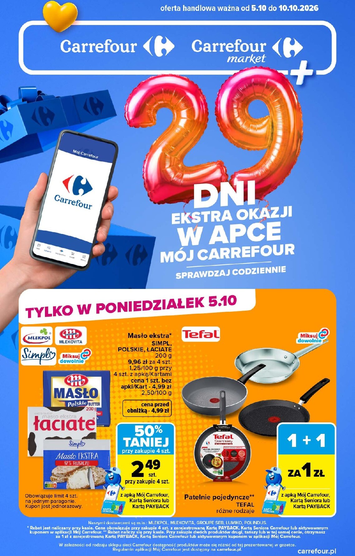 Nowa gazetka Carrefour - Extra Okazje ważna od 05.10.2026 do 10.10.2026