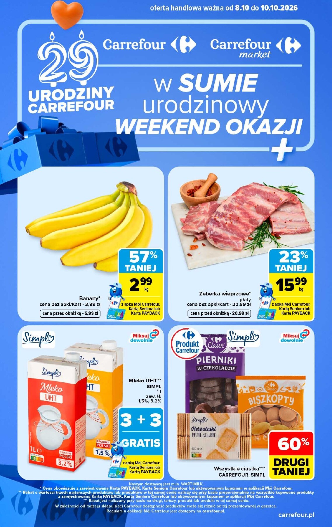 Nowa gazetka Carrefour - Weekend ważna od 08.10.2026 do 10.10.2026