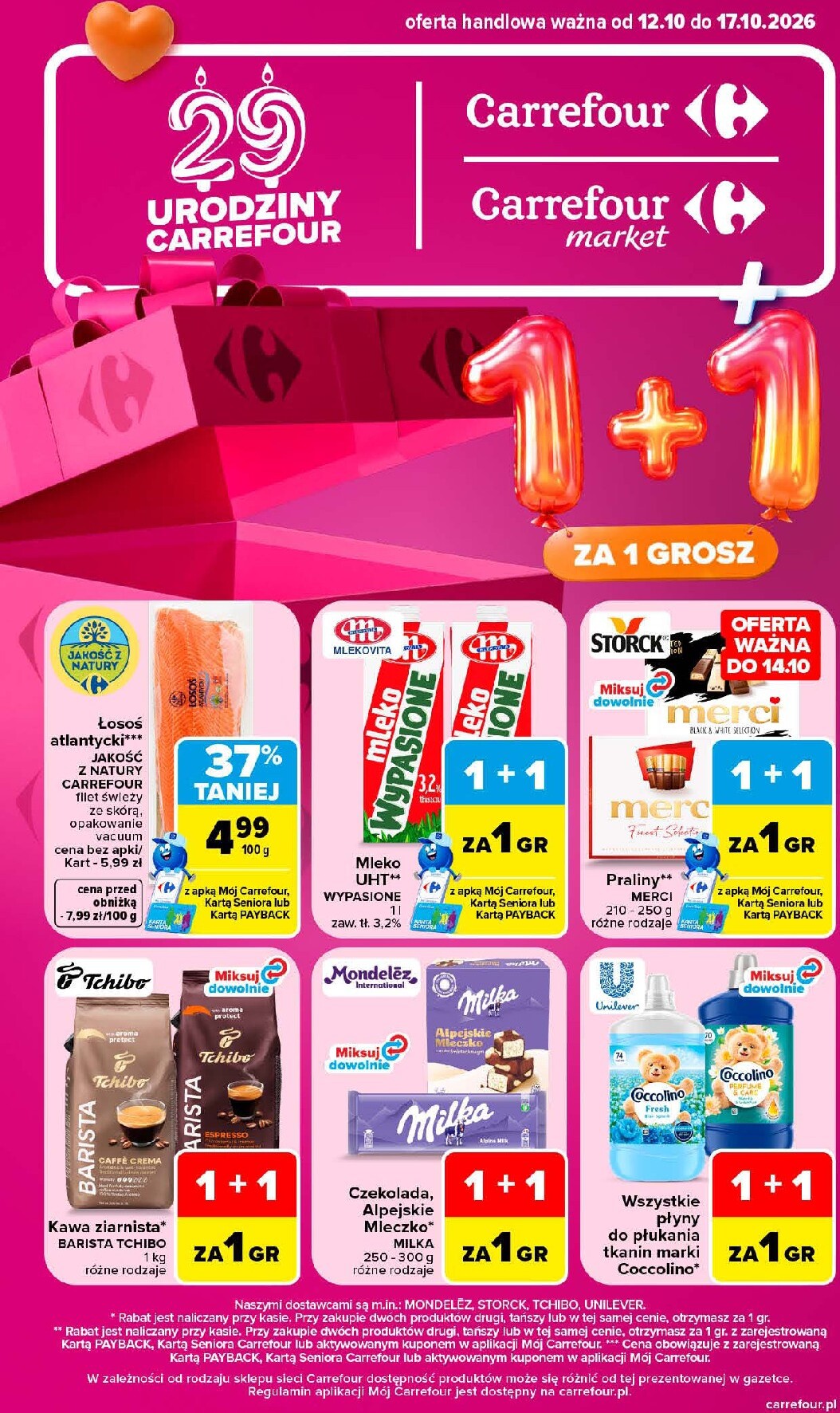 Nowa gazetka Carrefour - Gazetka Carrefour, Market w SUMIE najlepszy, od poniedziałku ważna od 12.10.2026 do 17.10.2026