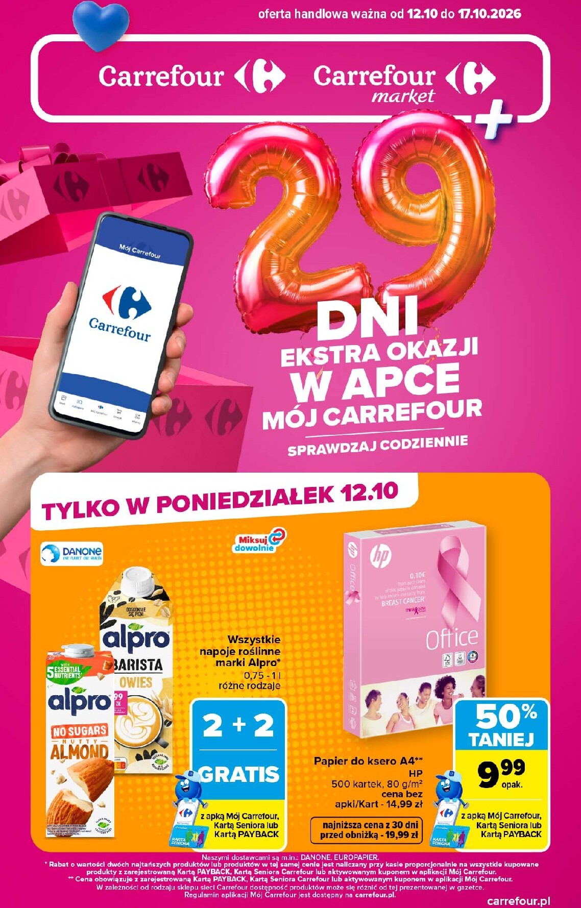 Nowa gazetka Carrefour - Extra Okazje ważna od 12.10.2026 do 17.10.2026