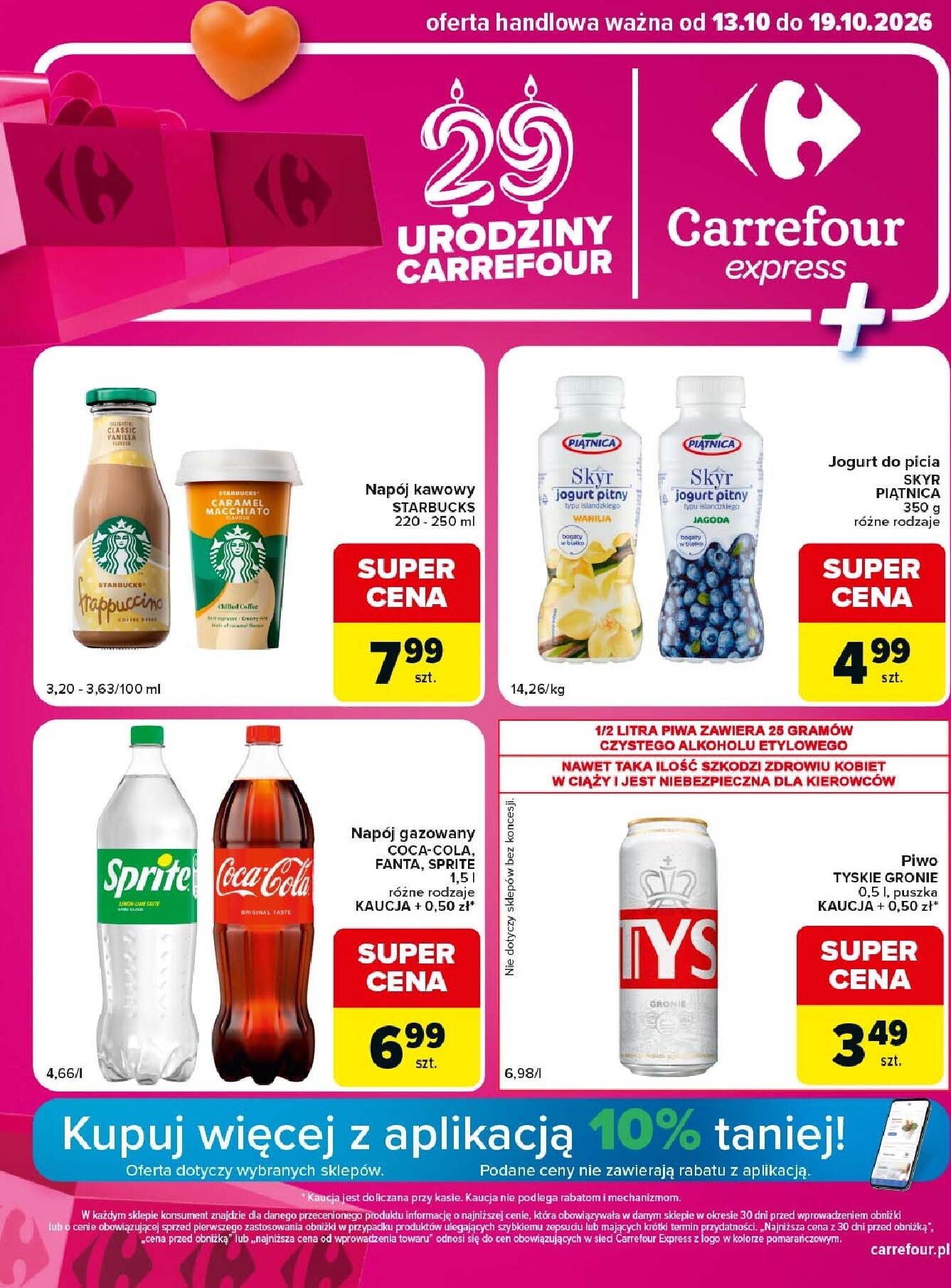 Nowa gazetka Carrefour - Gazetka Express w SUMIE ekspresowe zakupy ważna od 13.10.2026 do 19.10.2026