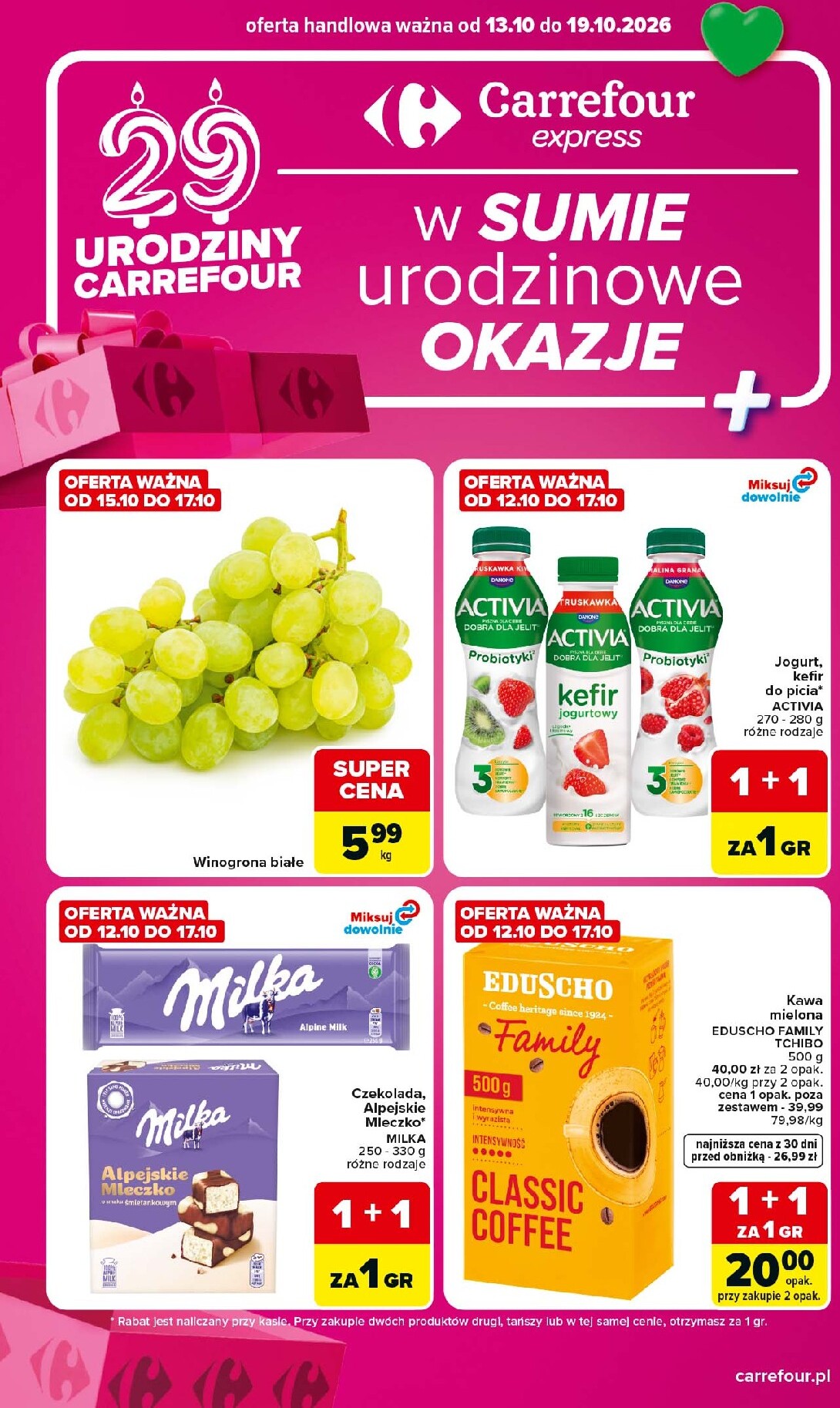 Nowa gazetka Carrefour - Express 2 ważna od 13.10.2026 do 19.10.2026