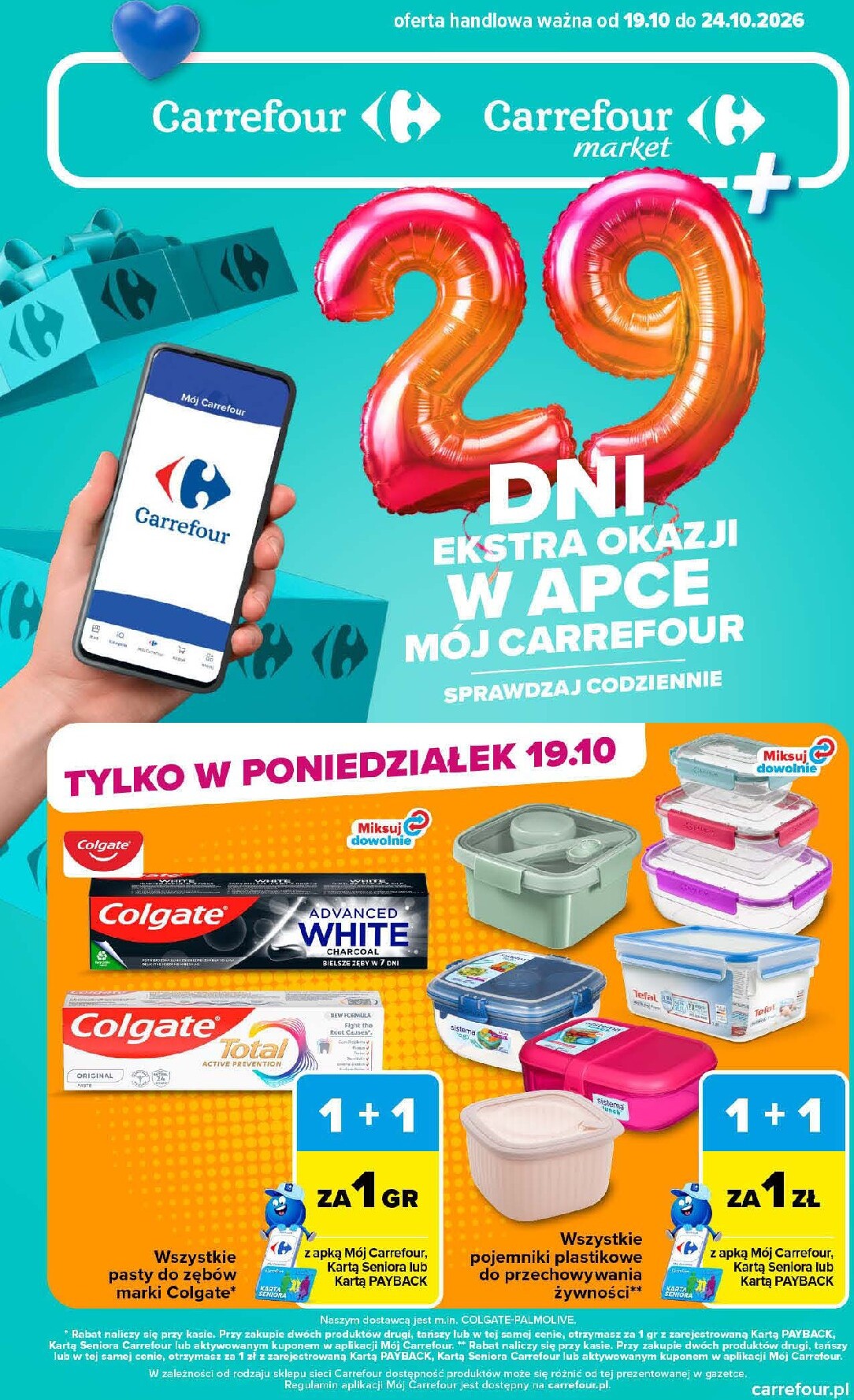 Nowa gazetka Carrefour - Extra Okazje ważna od 19.10.2026 do 24.10.2026