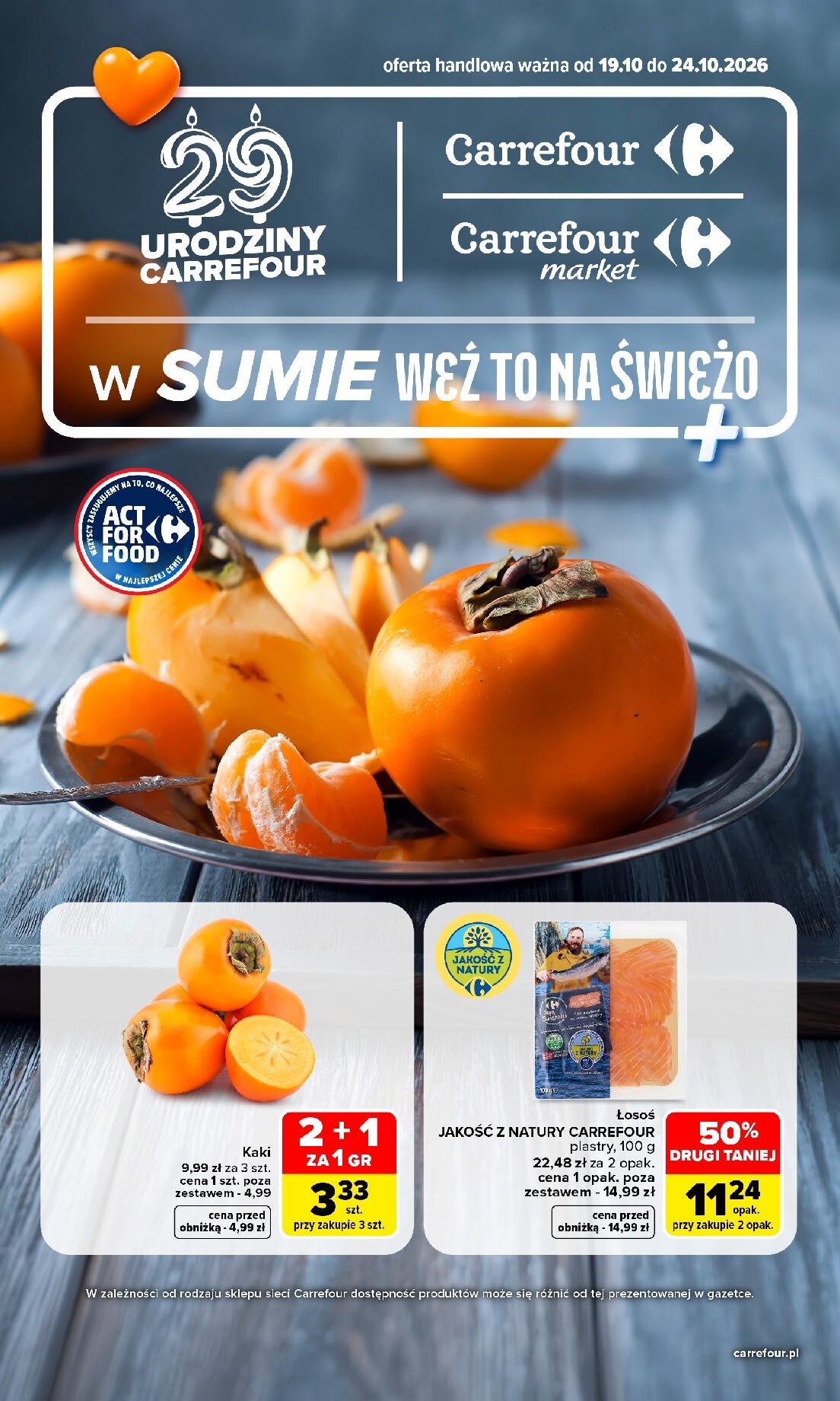 Nowa gazetka Carrefour - Weź to na świeżo ważna od 19.10.2026 do 24.10.2026