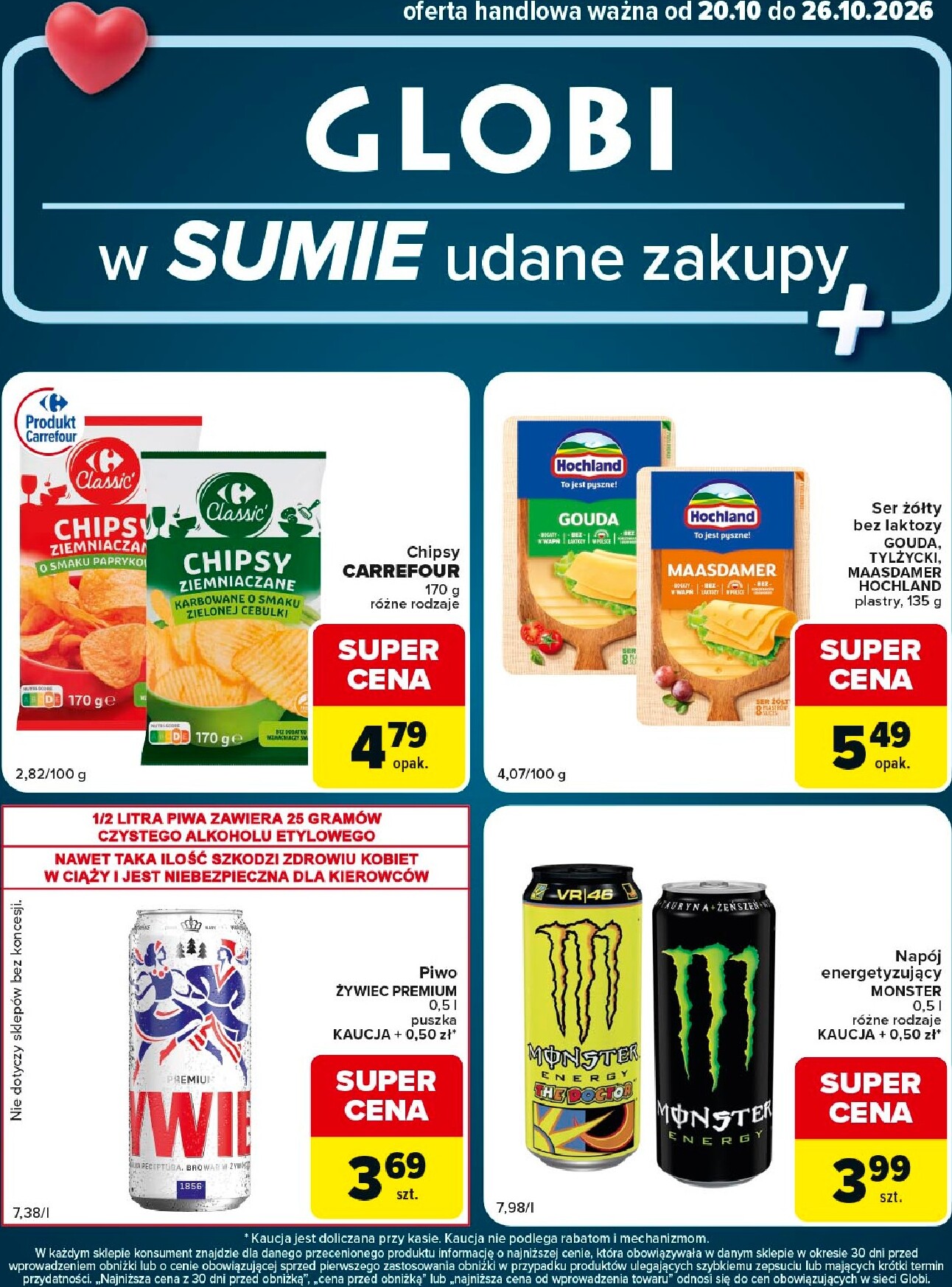 Aktualna gazetka Carrefour - Globi ważna od 20.10.2026 do 26.10.2026