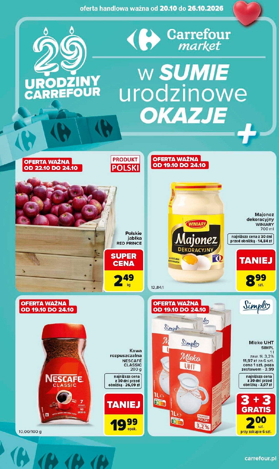 Aktualna gazetka Carrefour - Market ważna od 20.10.2026 do 26.10.2026