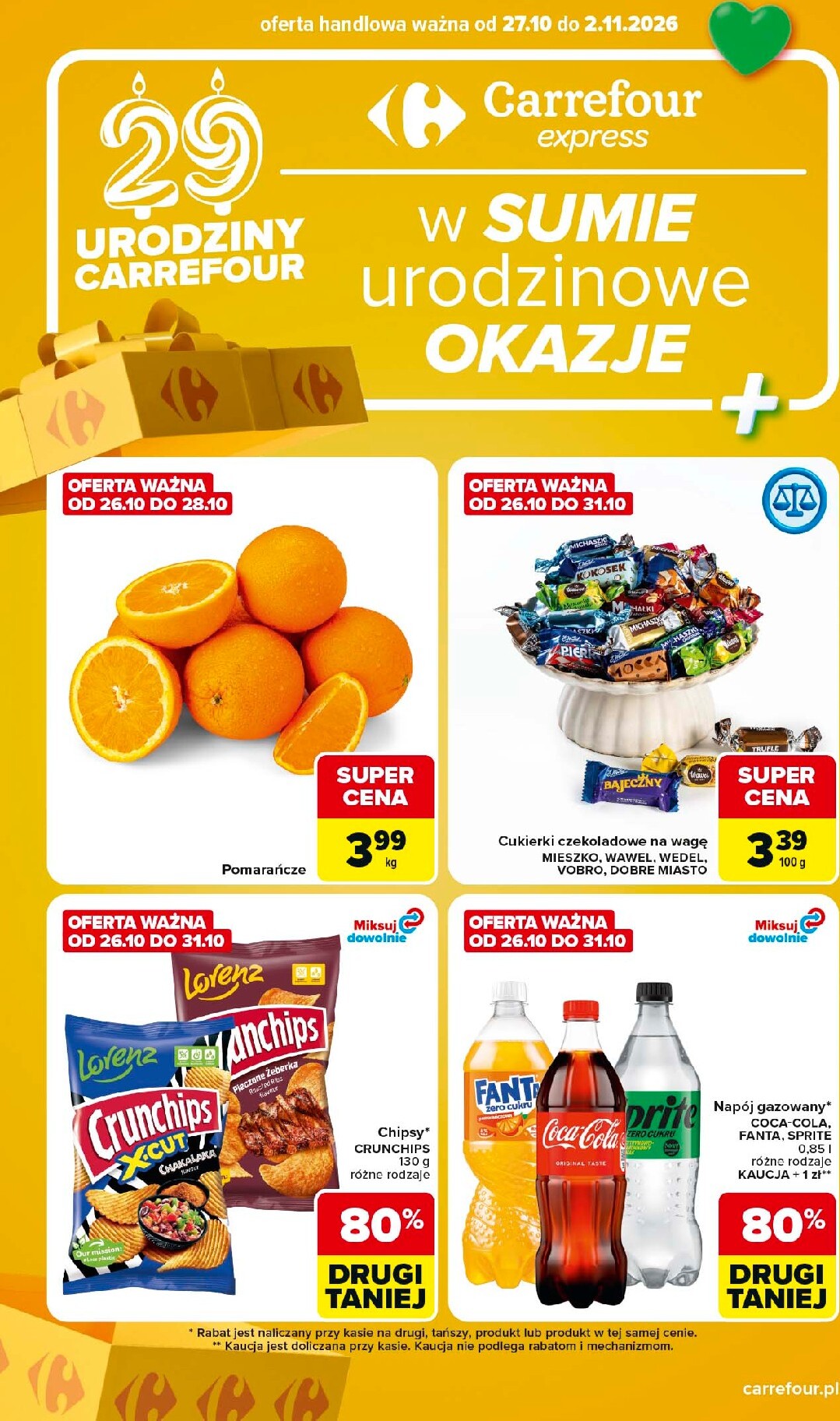 Nowa gazetka Carrefour - Express 1 ważna od 27.10.2026 do 02.11.2026