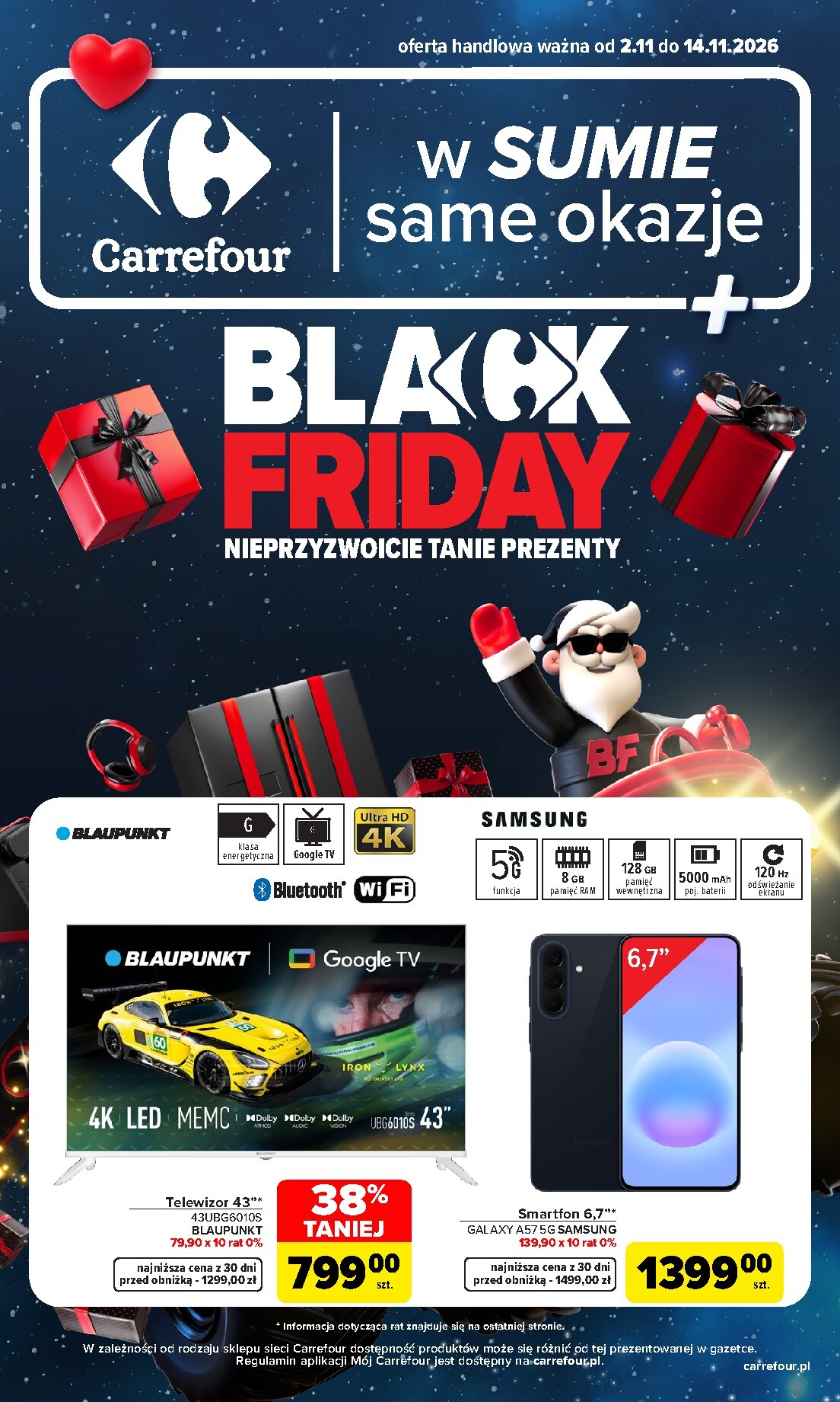 Nowa gazetka Carrefour - Black Friday ważna od 02.11.2026 do 14.11.2026