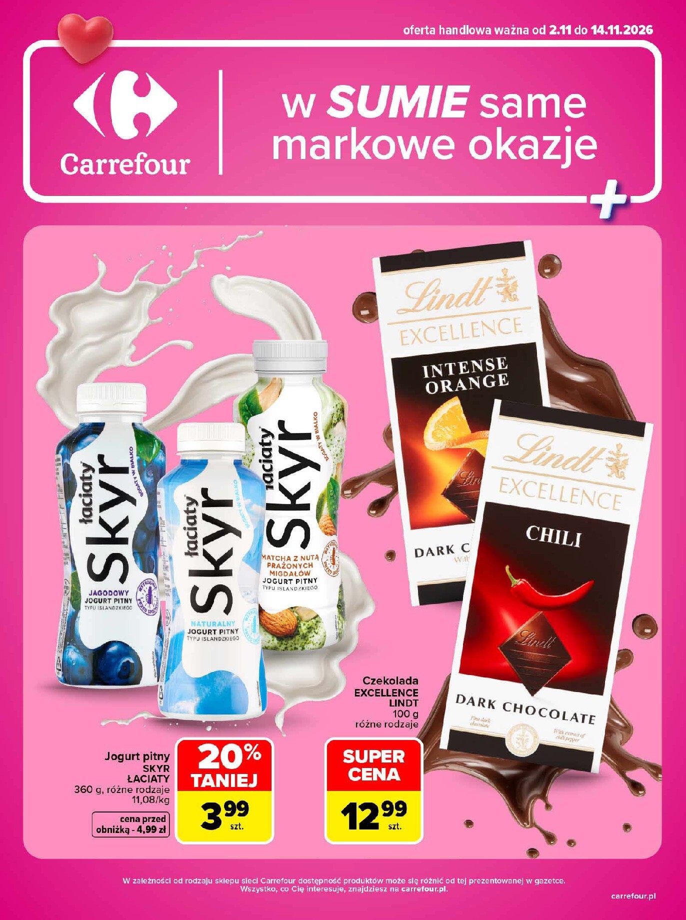 Nowa gazetka Carrefour - W Sumie Same Markowe Okazje ważna od 02.11.2026 do 14.11.2026
