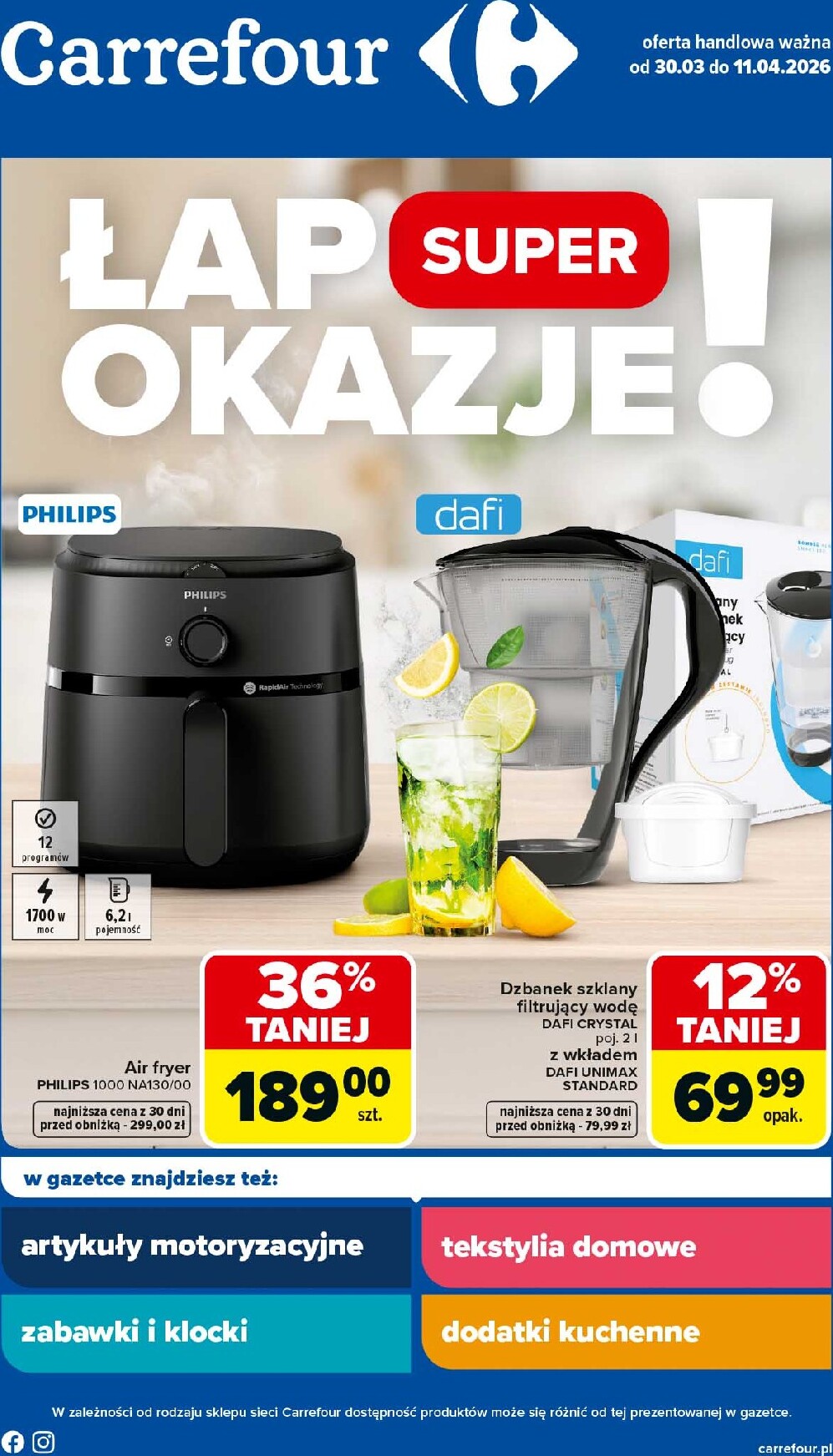 Gazetka Carrefour - Łap super okazje - ważna od 30.03.2026 do 11.04.2026