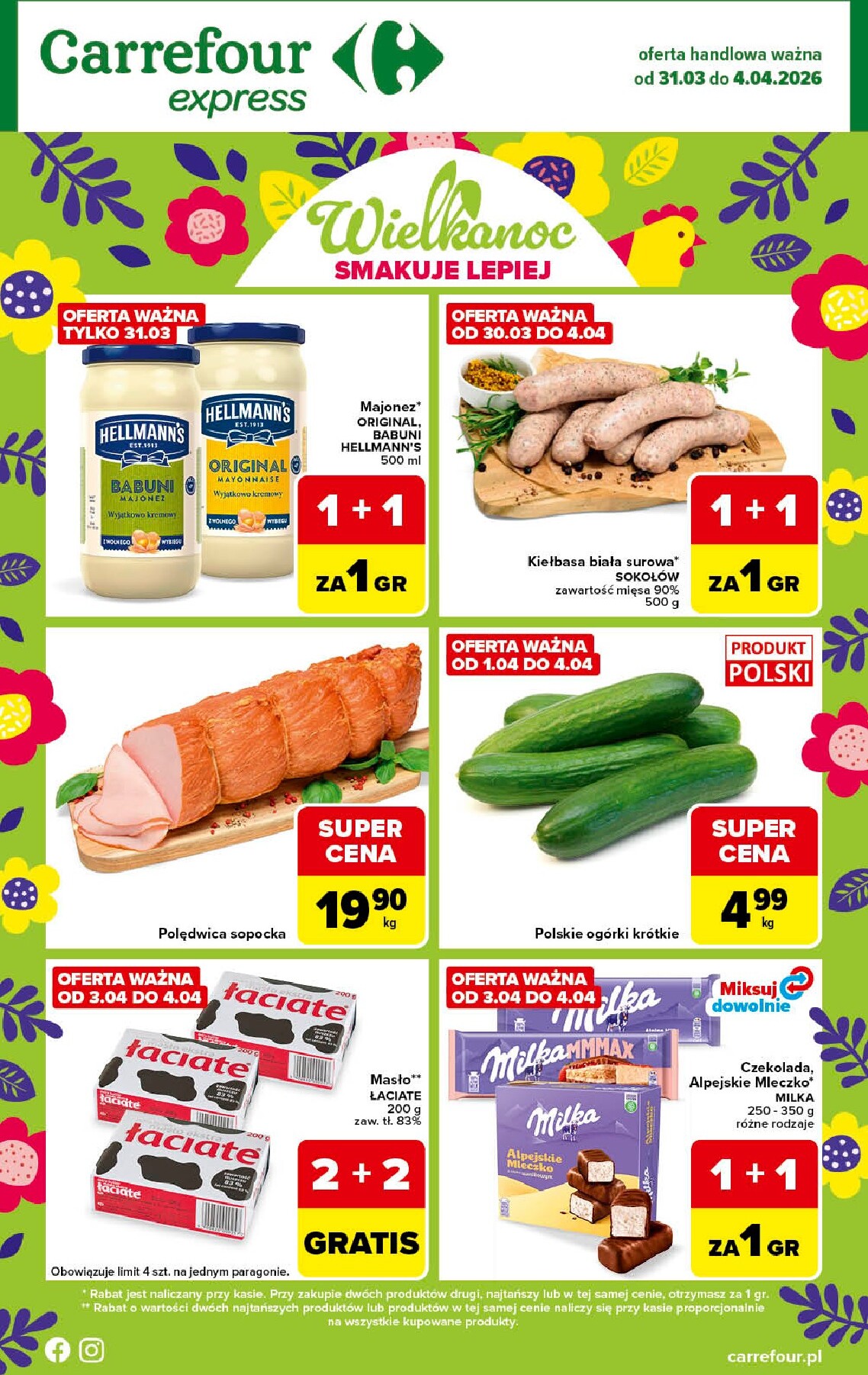 Gazetka Carrefour - Express 2 - ważna od 31.03.2026 do 04.04.2026