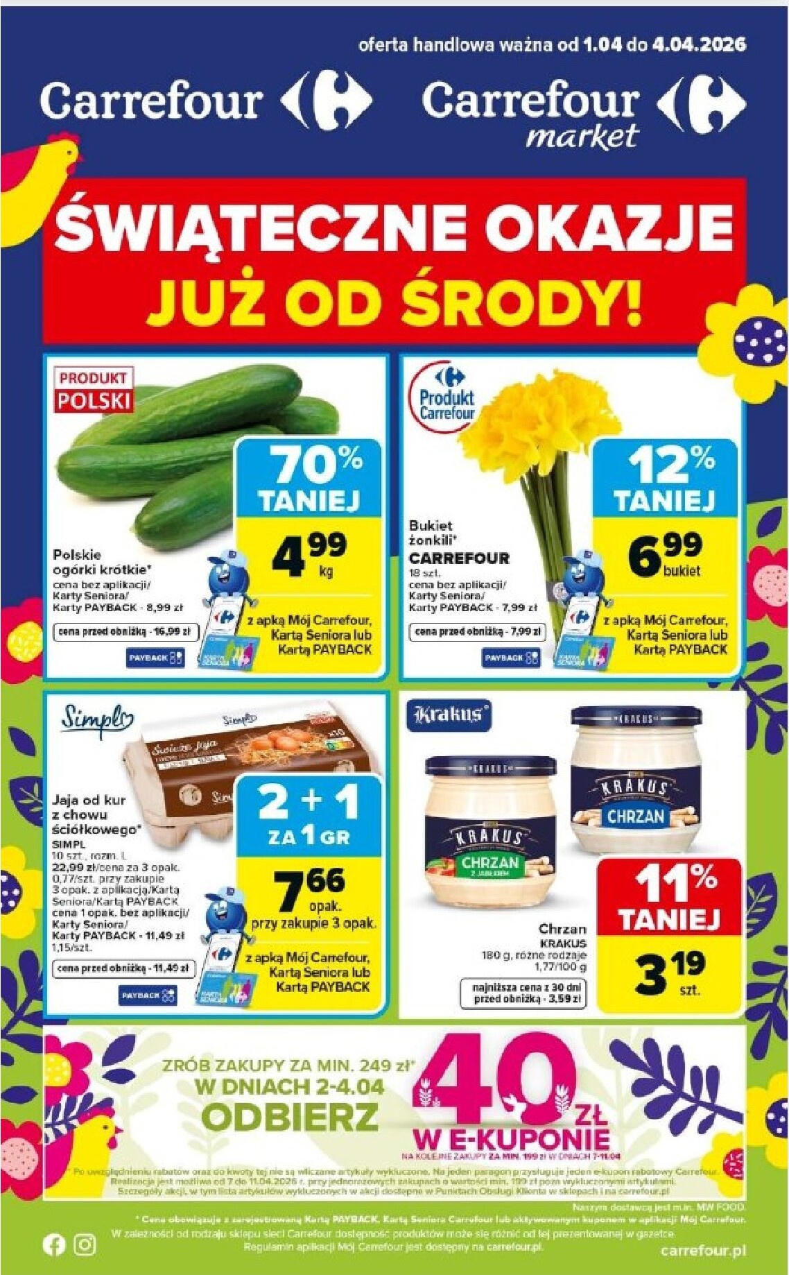 Gazetka Carrefour - ważna od 01.04.2026 do 04.04.2026