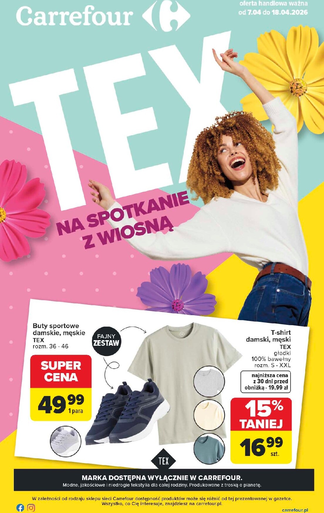 Gazetka Carrefour - Textile - ważna od 07.04.2026 do 18.04.2026