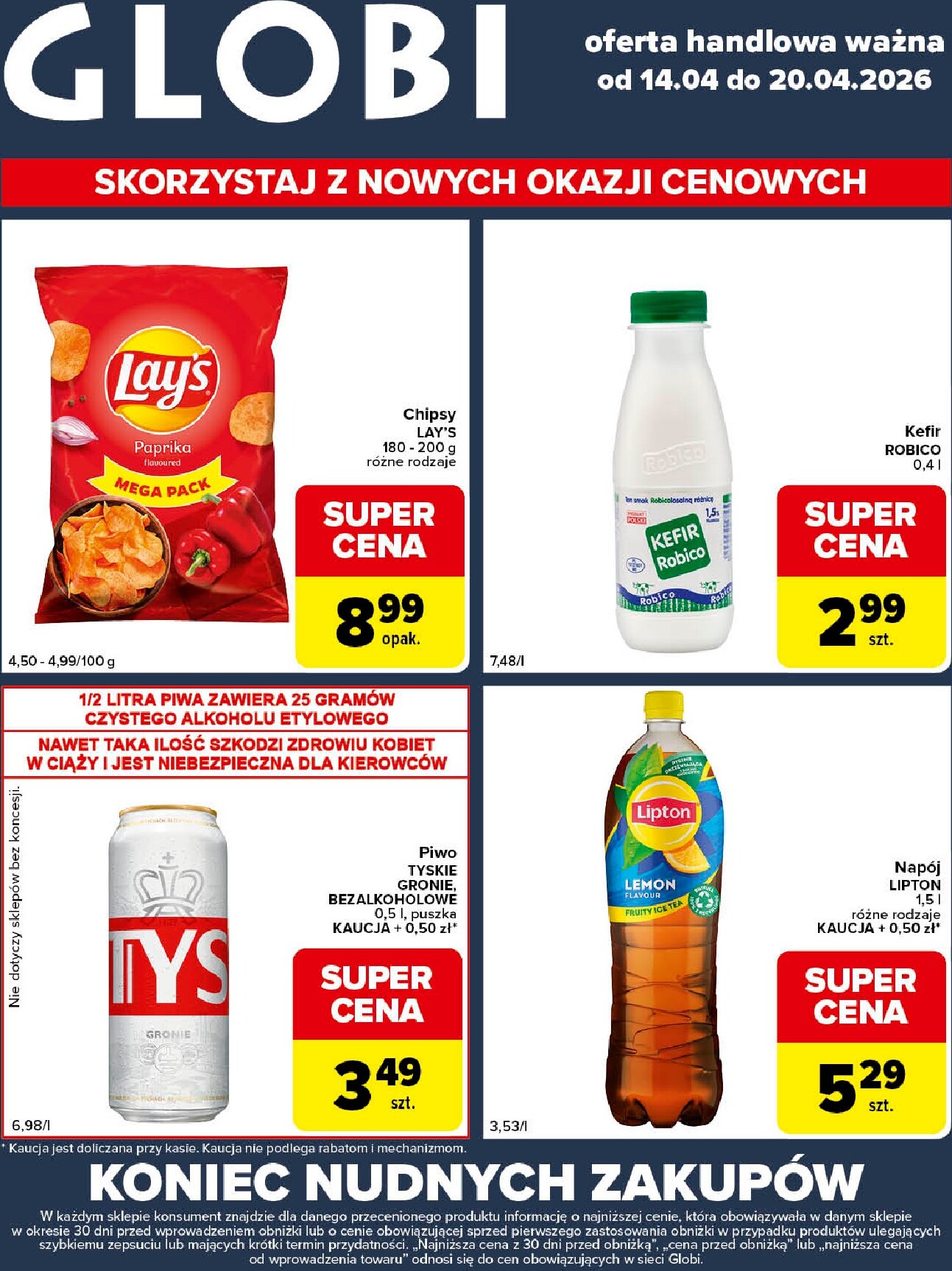 Aktualna gazetka Carrefour - Globi ważna od 14.04.2026 do 20.04.2026