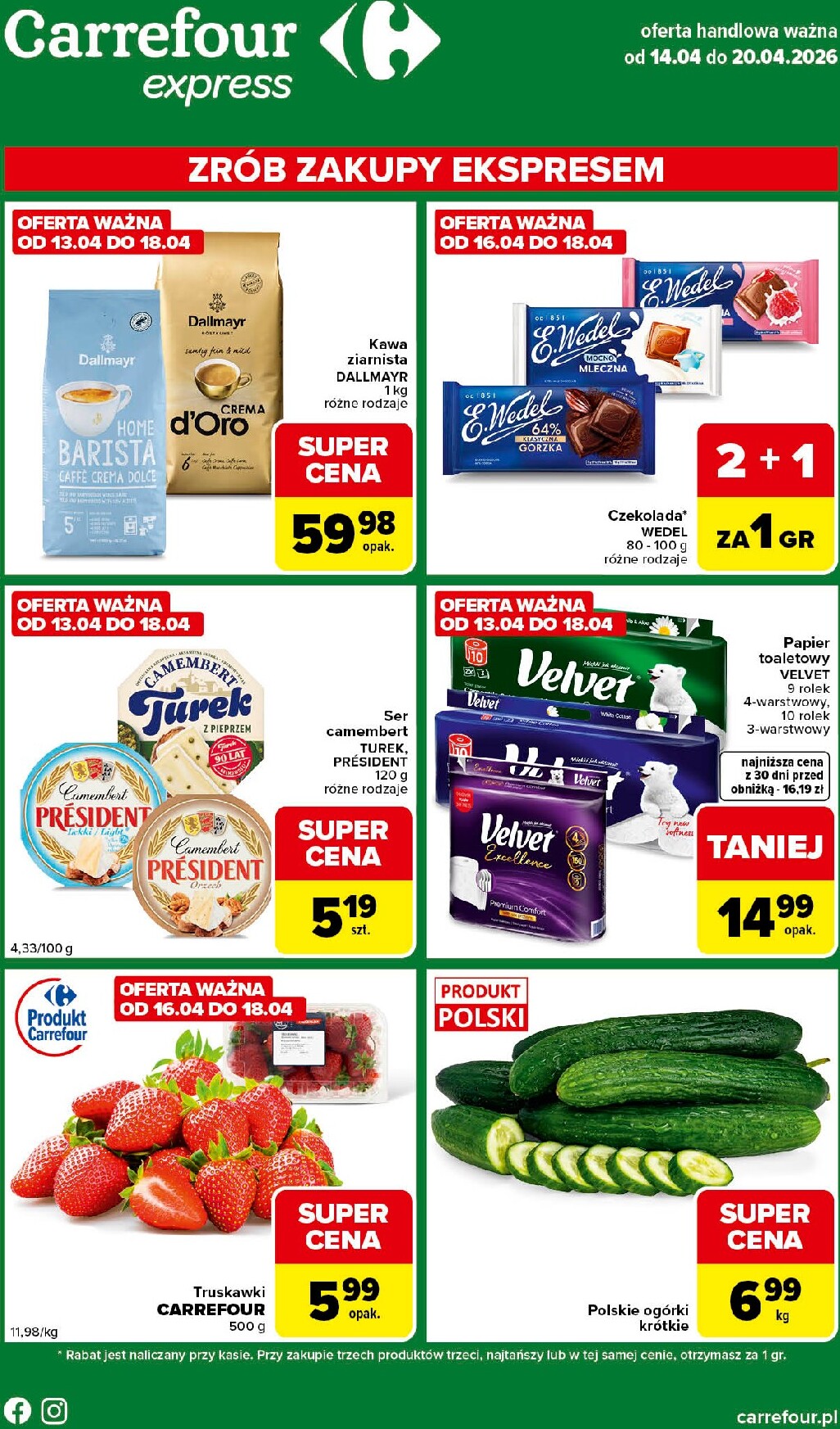 Aktualna gazetka Carrefour - Express 2 ważna od 14.04.2026 do 20.04.2026