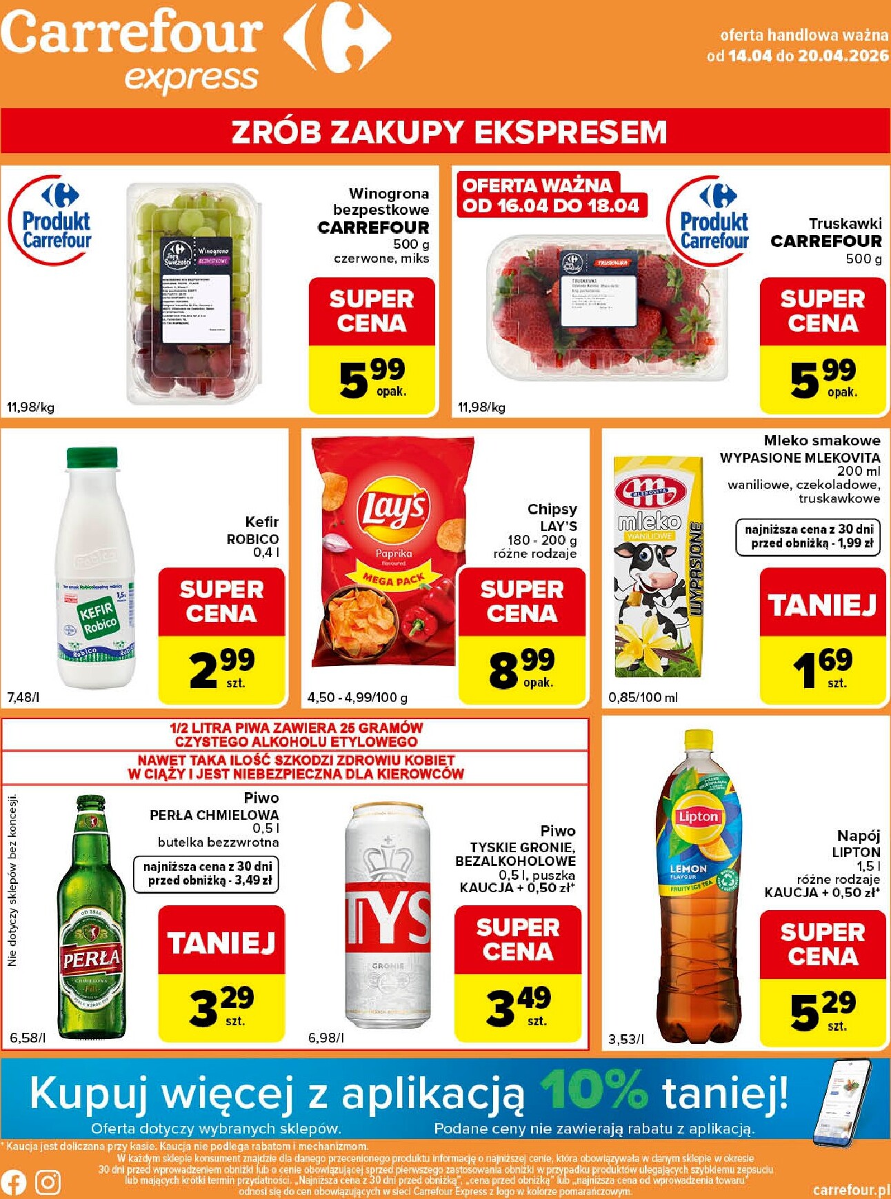 Aktualna gazetka Carrefour - Express 1 ważna od 14.04.2026 do 20.04.2026