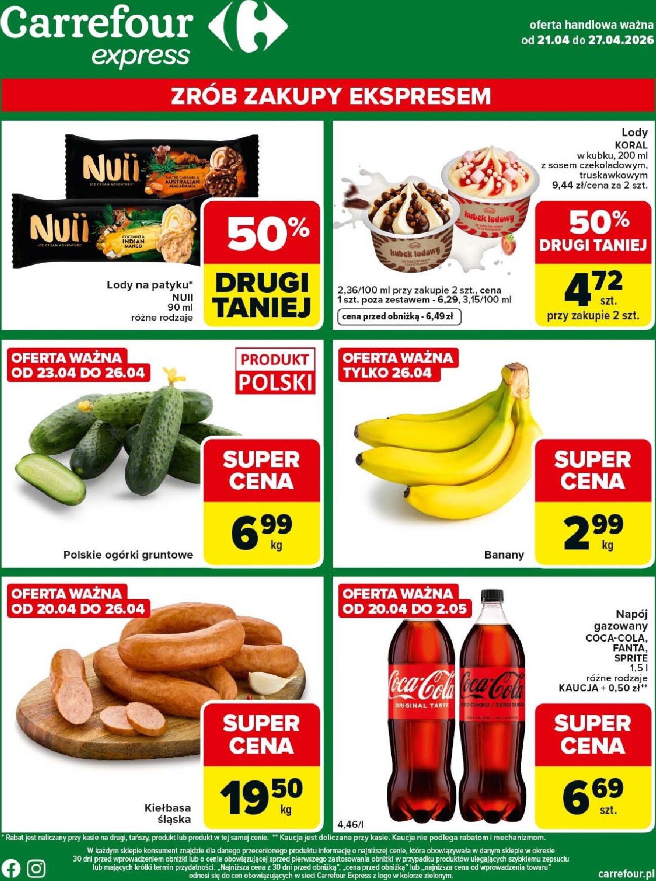 Nowa gazetka Carrefour - Express 2 ważna od 21.04.2026 do 27.04.2026