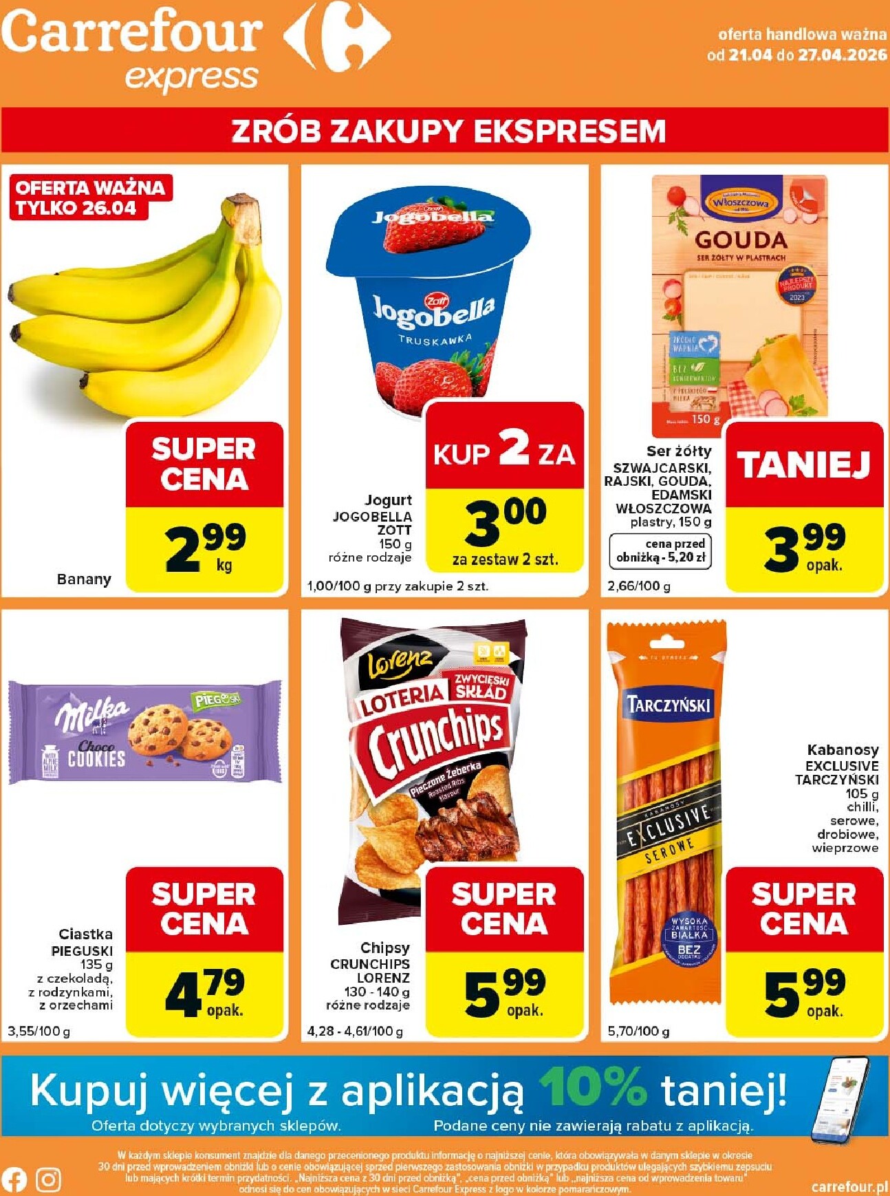 Nowa gazetka Carrefour - Express 1 ważna od 21.04.2026 do 27.04.2026