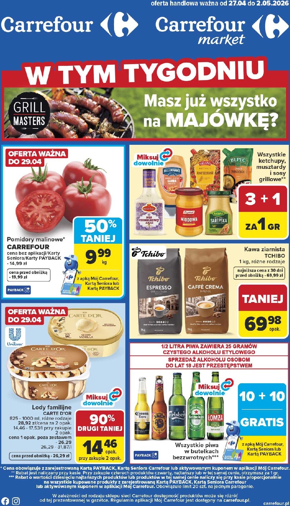 Nowa gazetka Carrefour ważna od 27.04.2026 do 02.05.2026