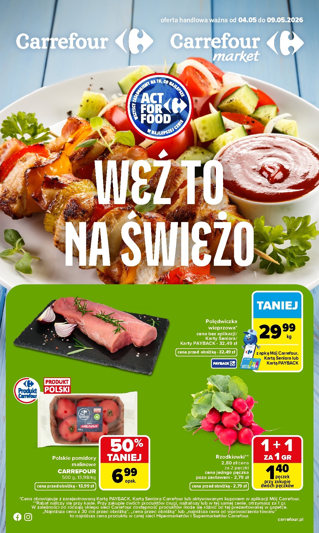 Nowa gazetka Carrefour - Weź to na świeżo ważna od 04.05.2026 do 09.05.2026
