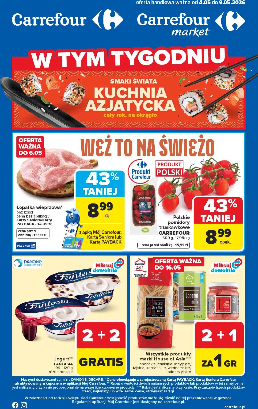 Nowa gazetka Carrefour ważna od 04.05.2026 do 09.05.2026