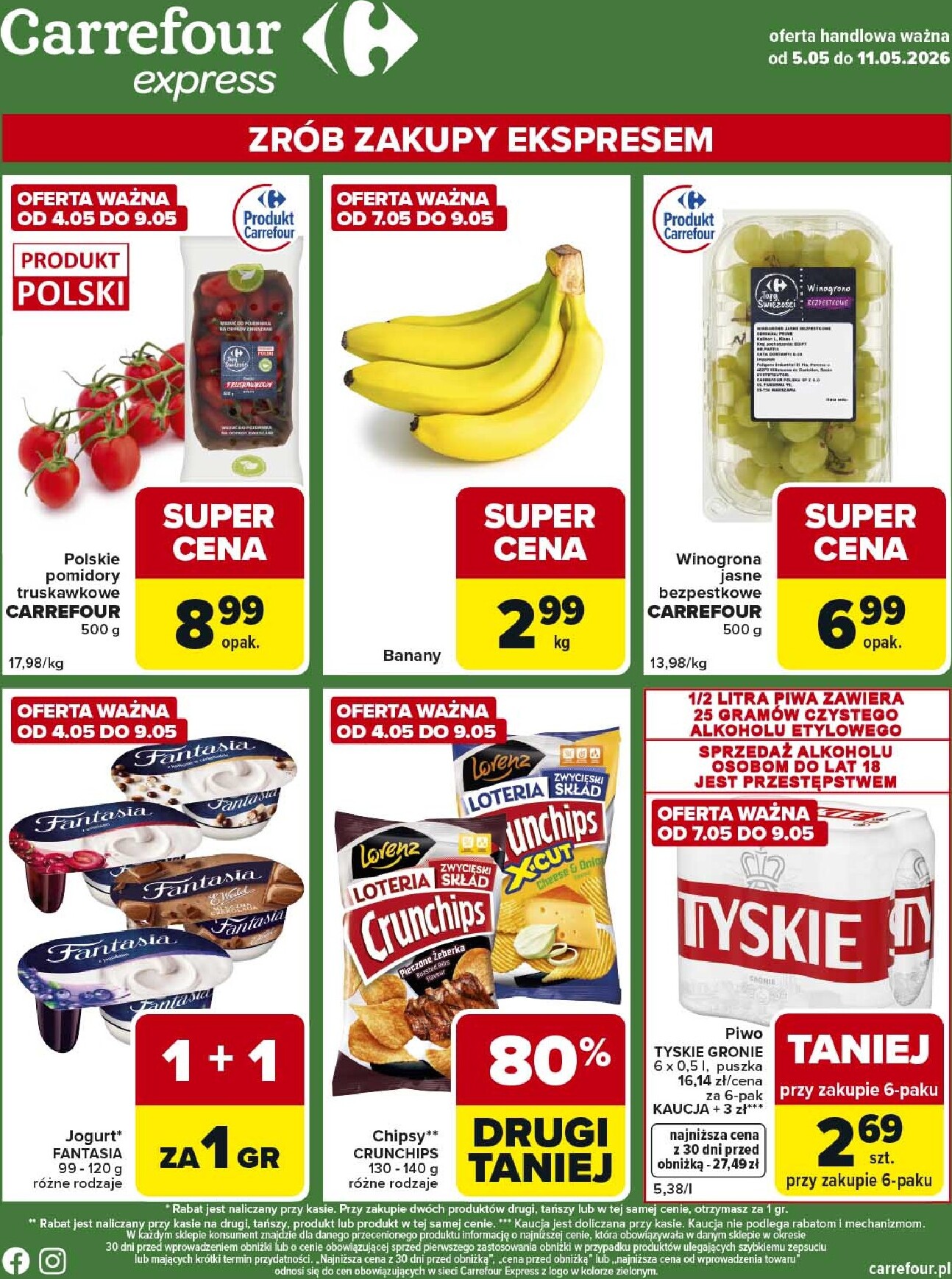 Nowa gazetka Carrefour - Express 1 ważna od 05.05.2026 do 11.05.2026