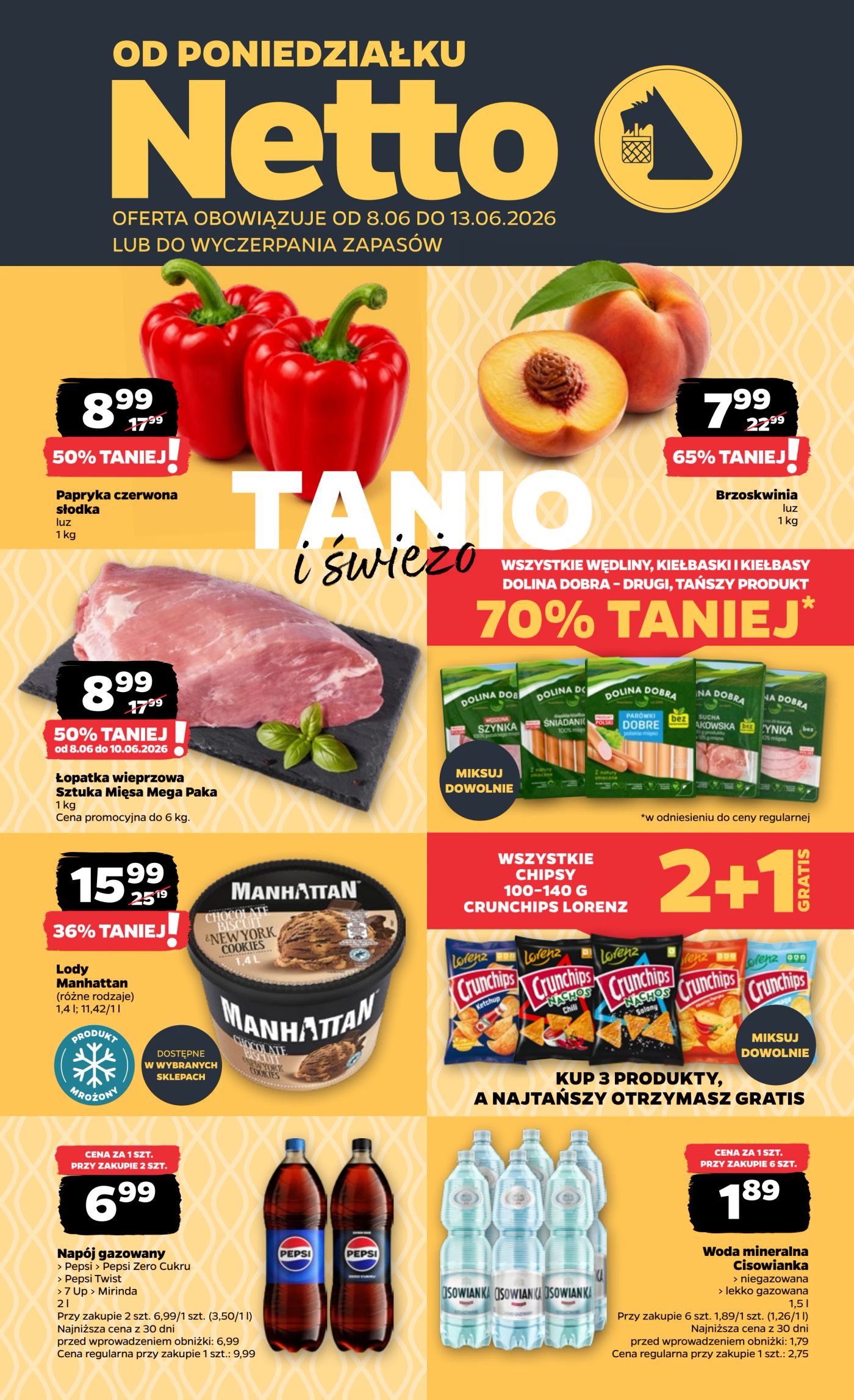Nowa gazetka Netto - Food ważna od 08.06.2026 do 13.06.2026