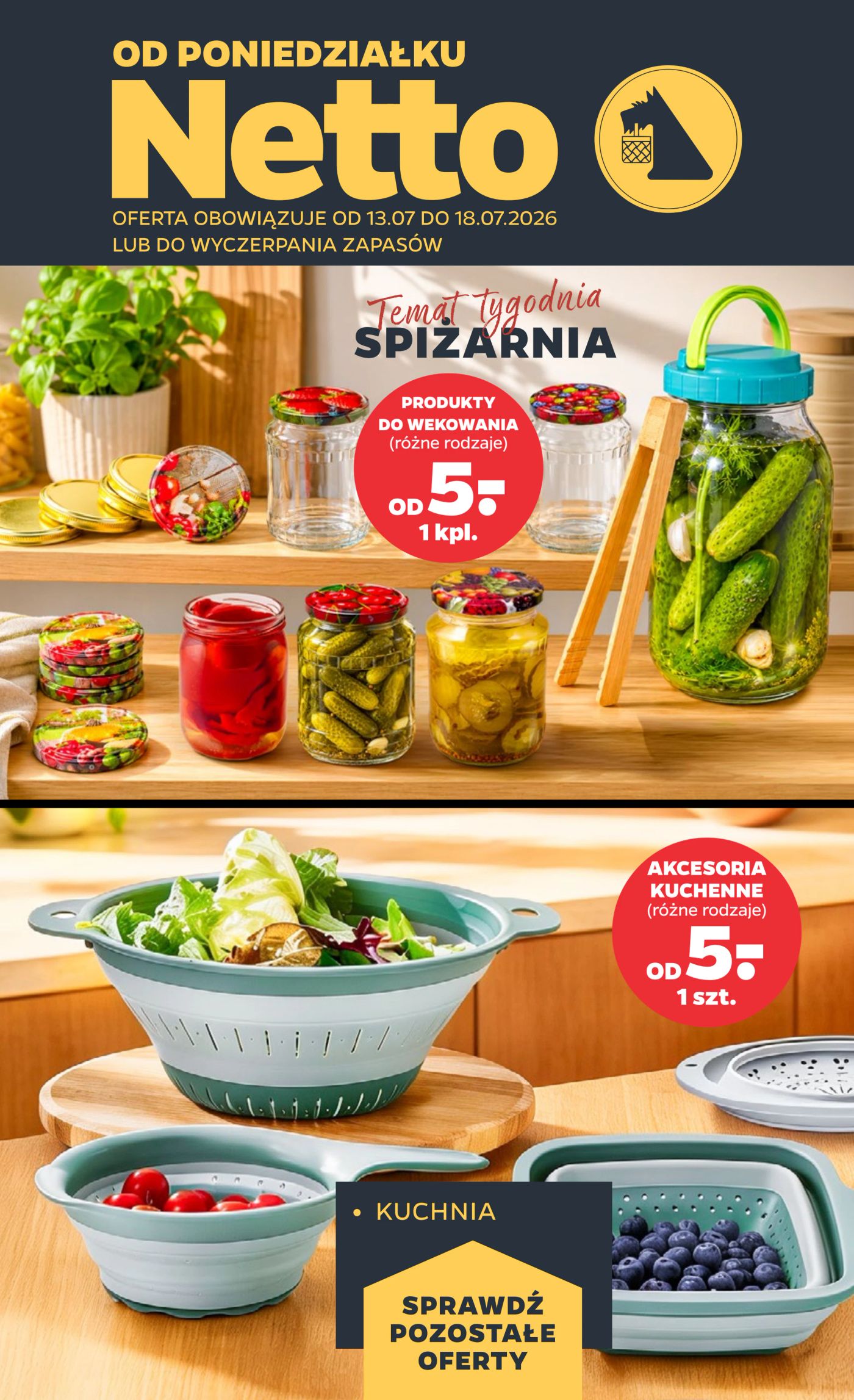 Nowa gazetka Netto - Non Food ważna od 13.07.2026 do 18.07.2026