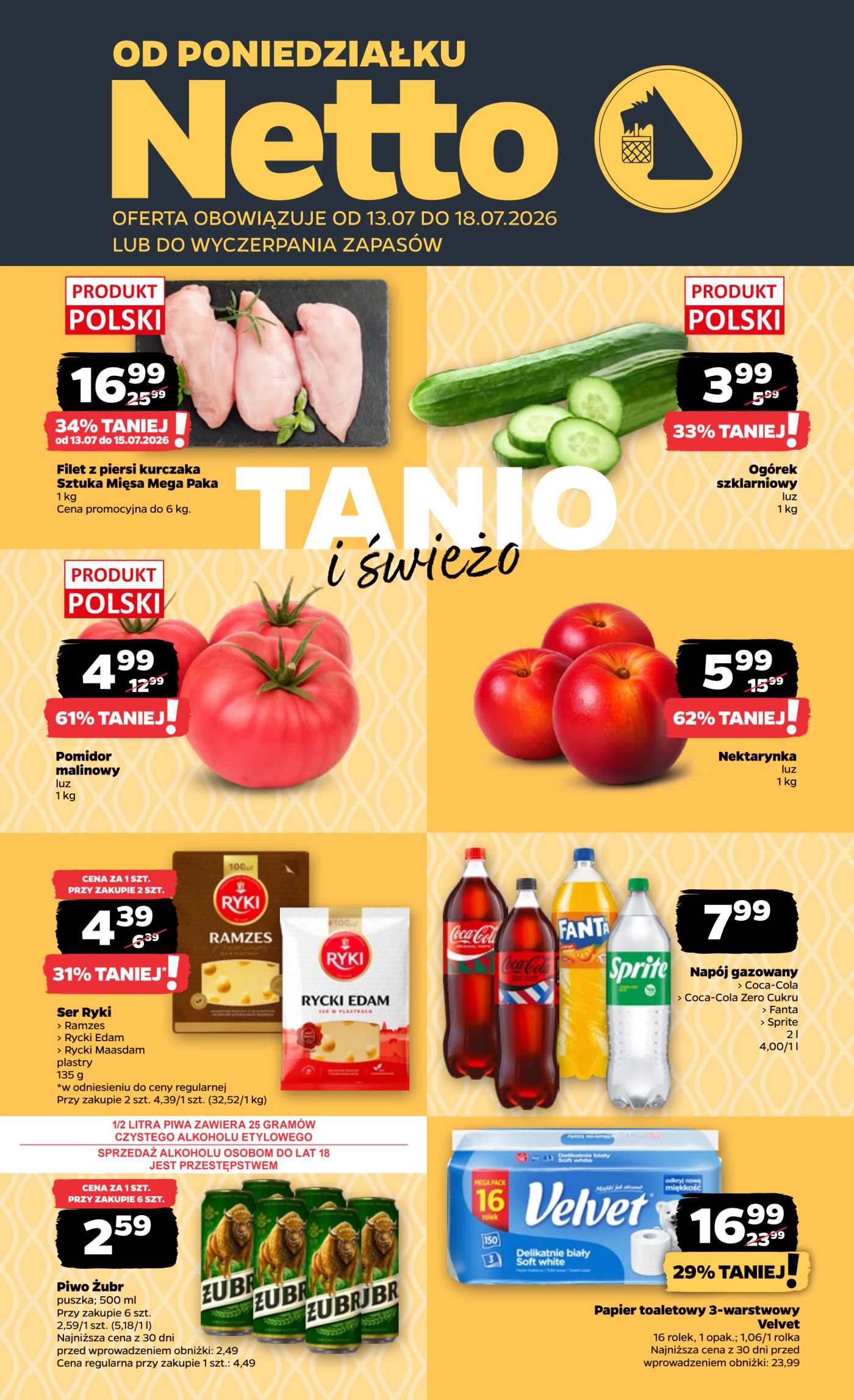 Nowa gazetka Netto ważna od 13.07.2026 do 18.07.2026
