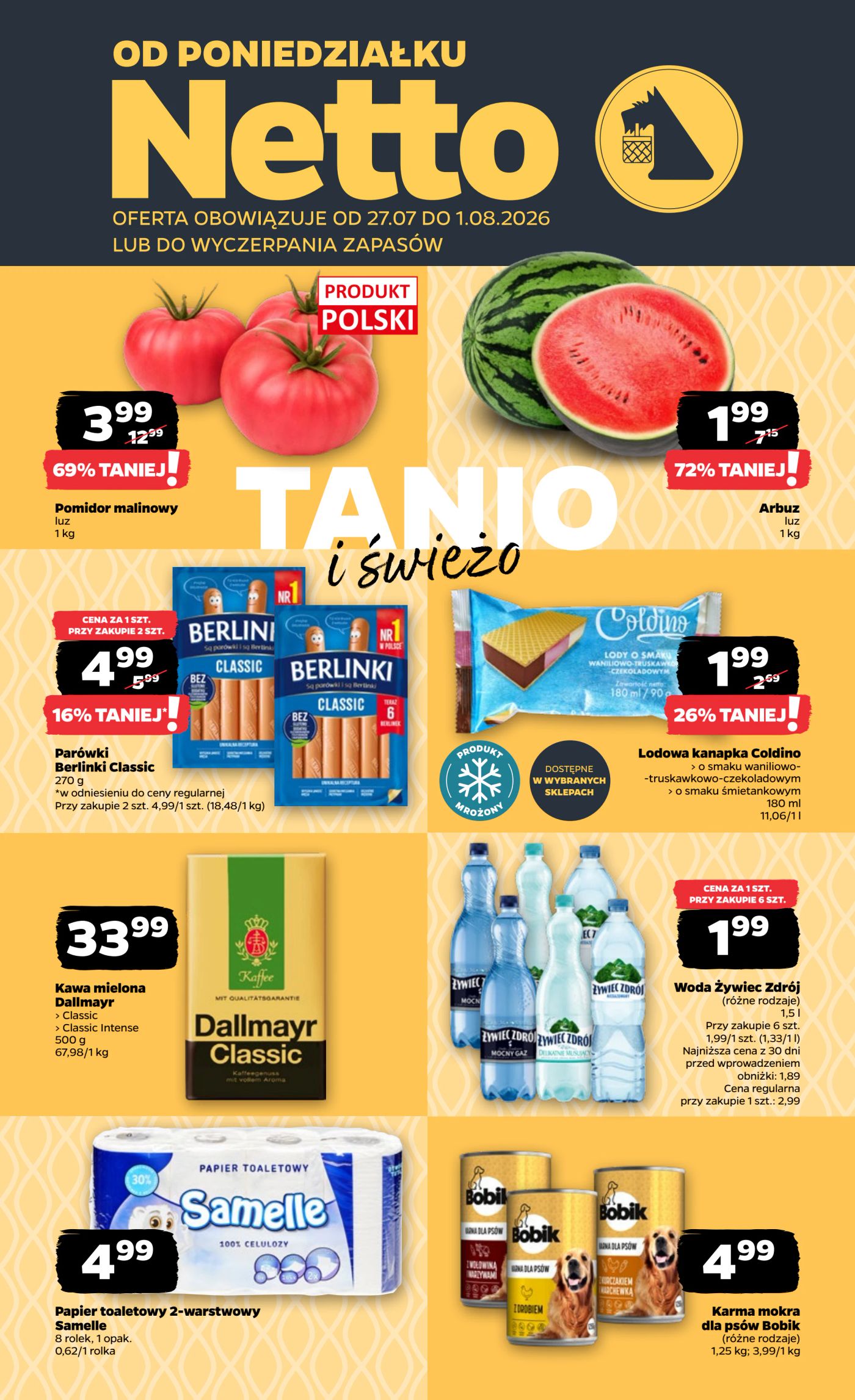 Nowa gazetka Netto ważna od 27.07.2026 do 01.08.2026
