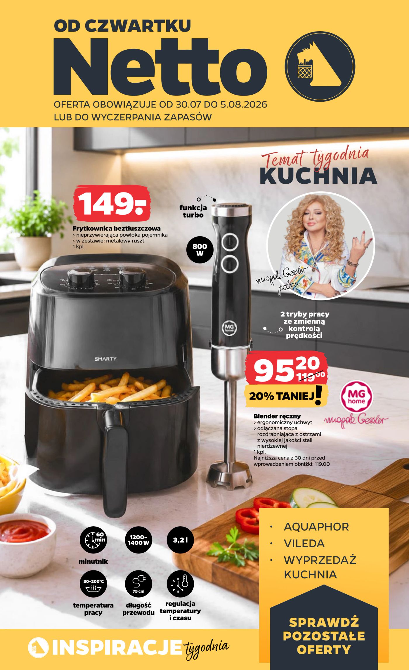 Nowa gazetka Netto - Non Food ważna od 30.07.2026 do 05.08.2026