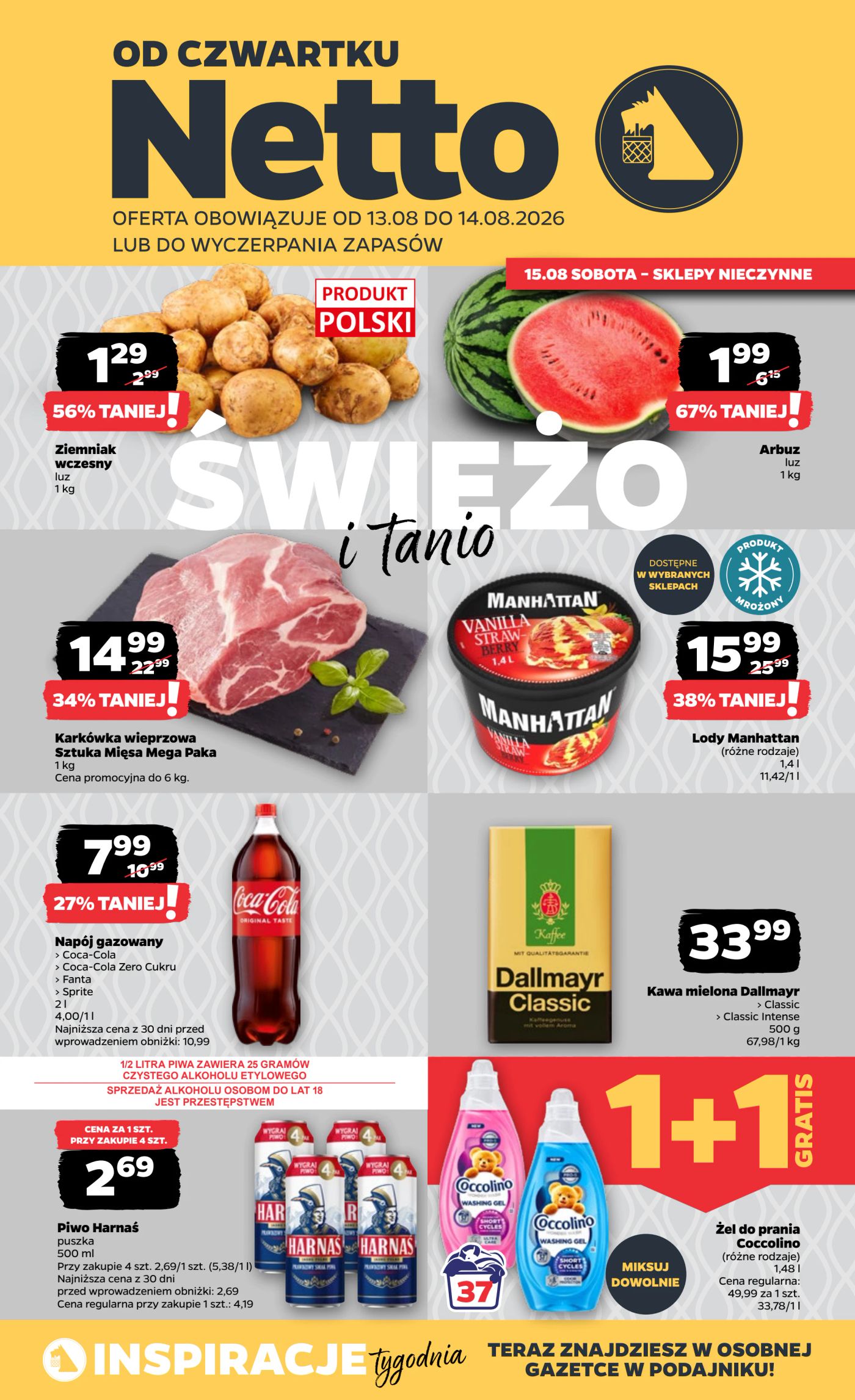 Nowa gazetka Netto ważna od 13.08.2026 do 14.08.2026