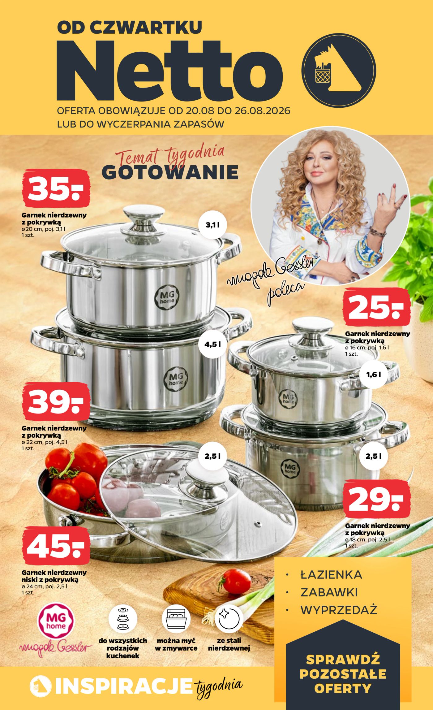 Nowa gazetka Netto - Non Food ważna od 20.08.2026 do 26.08.2026