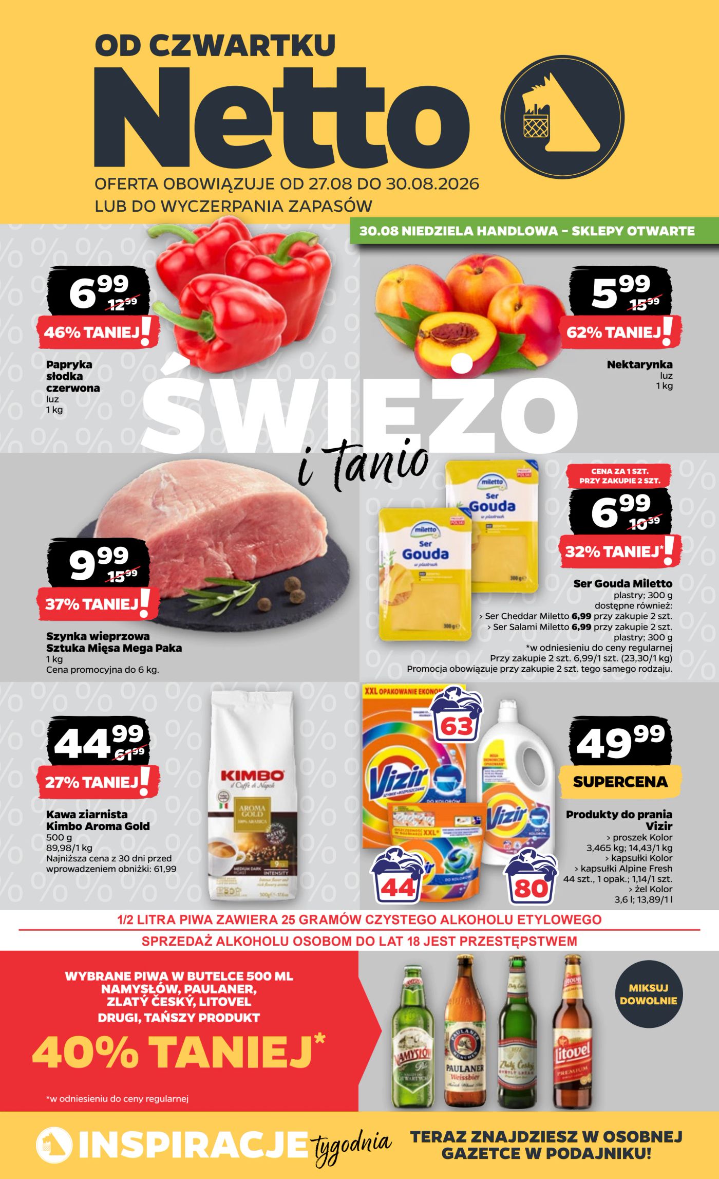 Nowa gazetka Netto - Food ważna od 27.08.2026 do 30.08.2026