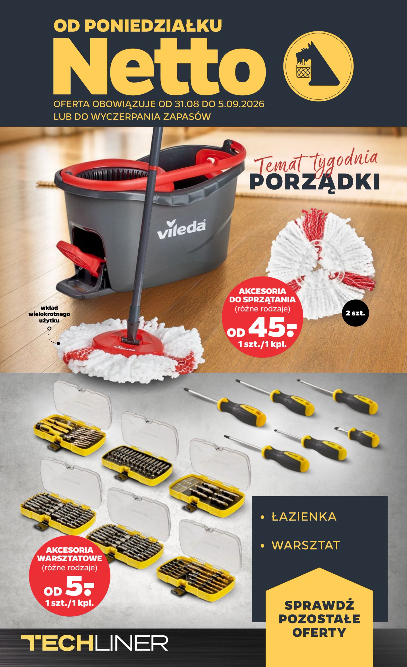 Nowa gazetka Netto - Non Food ważna od 31.08.2026 do 05.09.2026