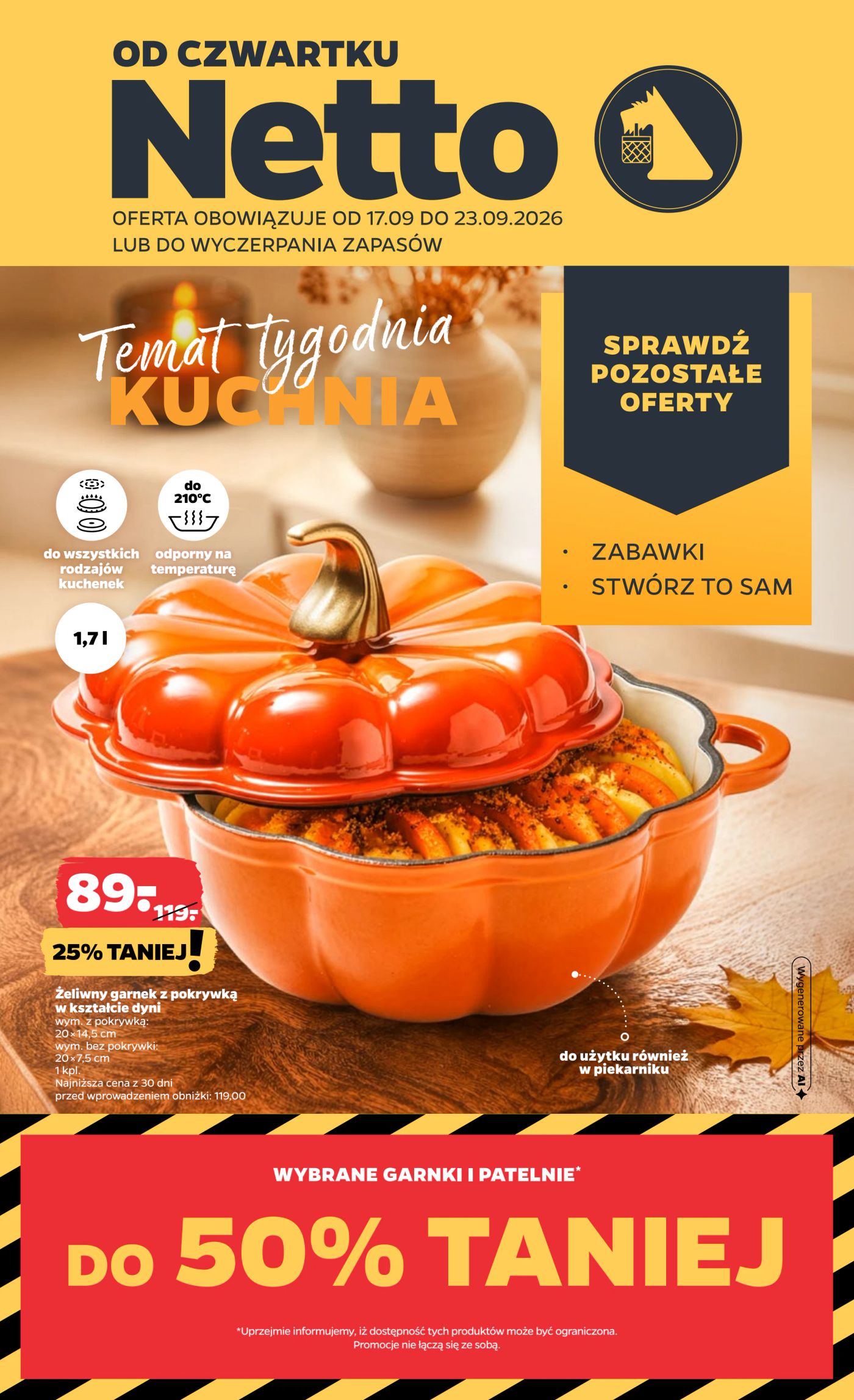 Nowa gazetka Netto - Non Food ważna od 17.09.2026 do 23.09.2026