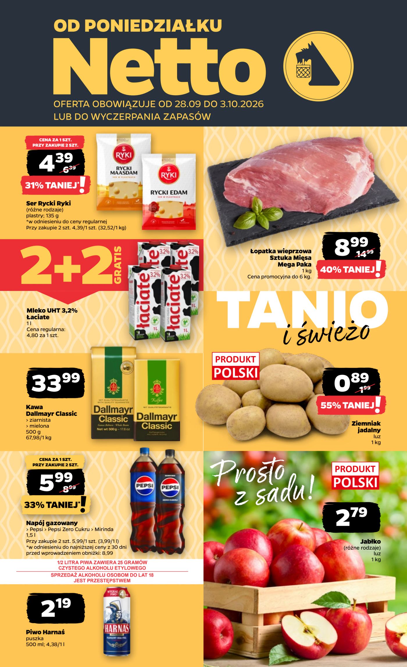 Nowa gazetka Netto ważna od 28.09.2026 do 03.10.2026